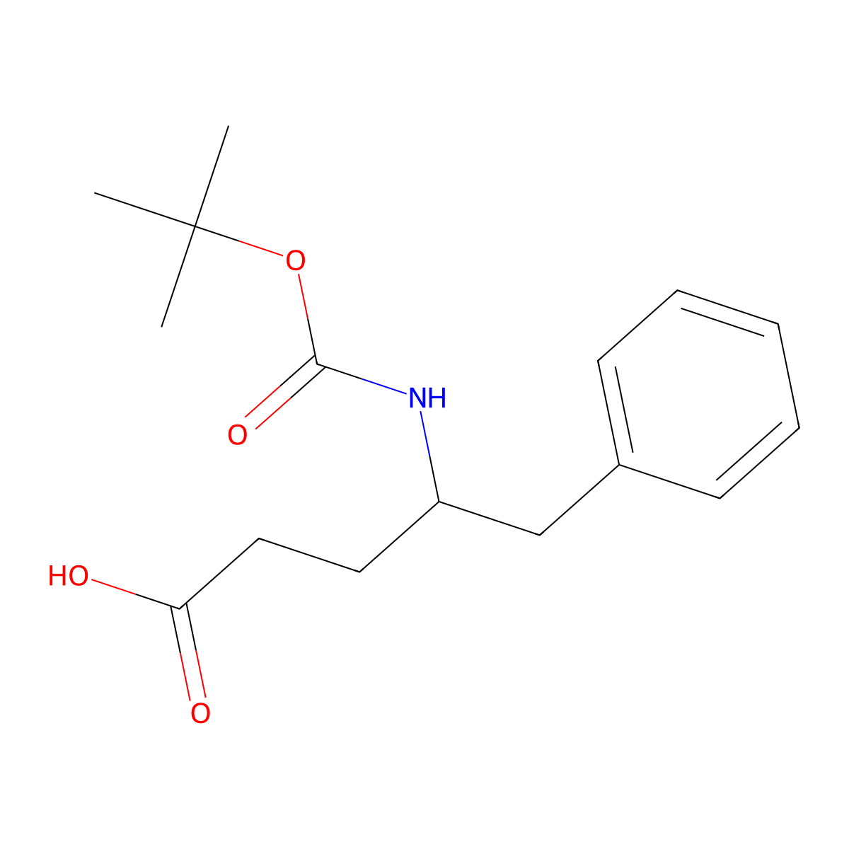 4-tert-Butoxycarbonylamino-5-phenyl-pentanoic acid molecular structure, CAS 790223-54-0