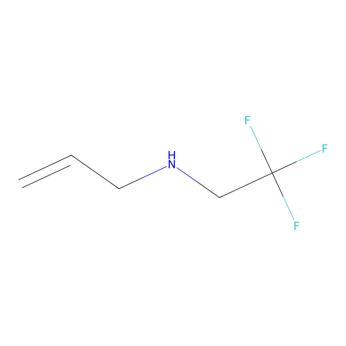 (Prop-2-en-1-yl)(2,2,2-trifluoroethyl)amine molecular structure, CAS 790235-95-9