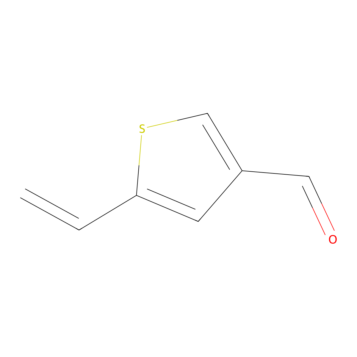 5-Vinylthiophene-3-carbaldehyde molecular structure, CAS 790254-32-9
