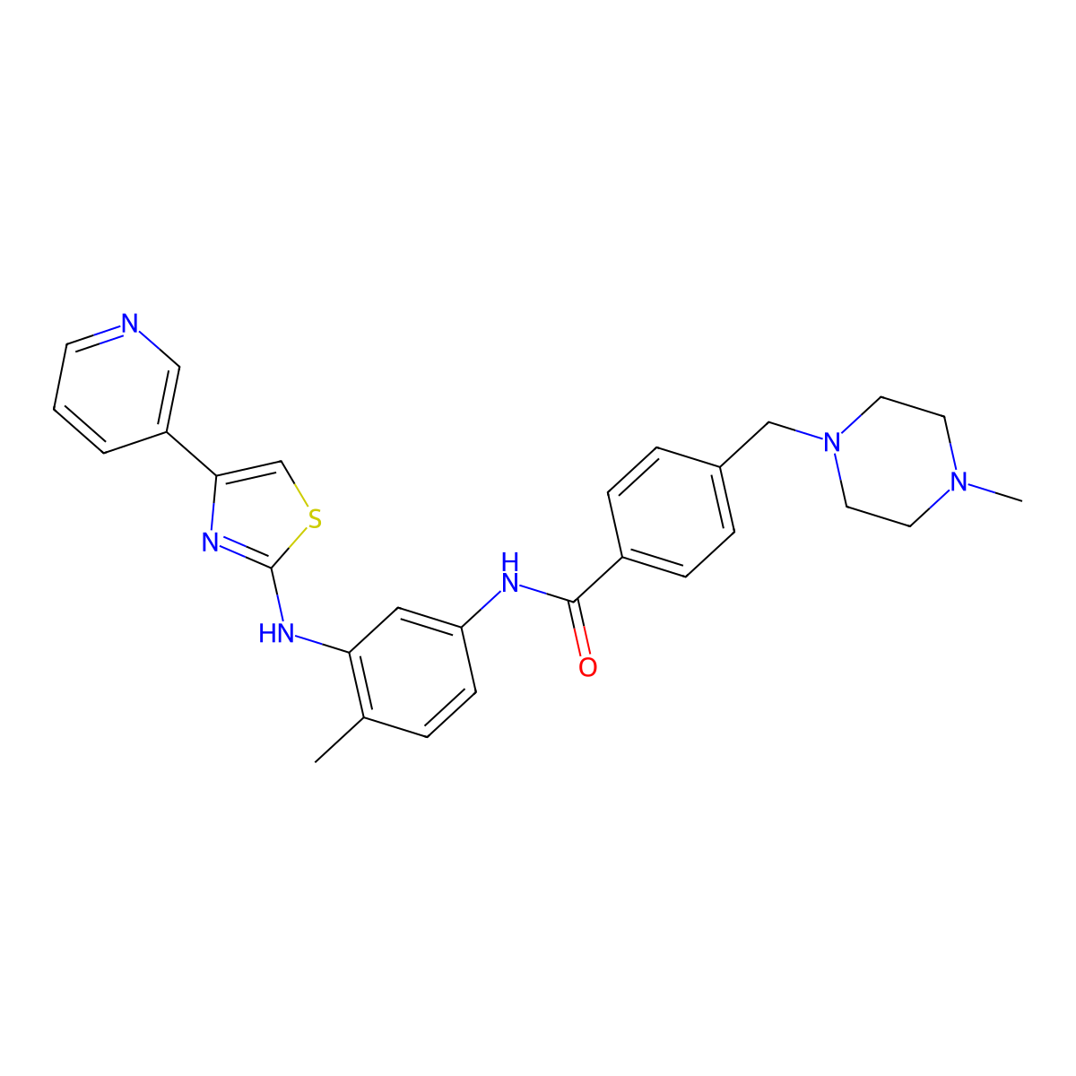 Masitinib molecular structure, CAS 790299-79-5