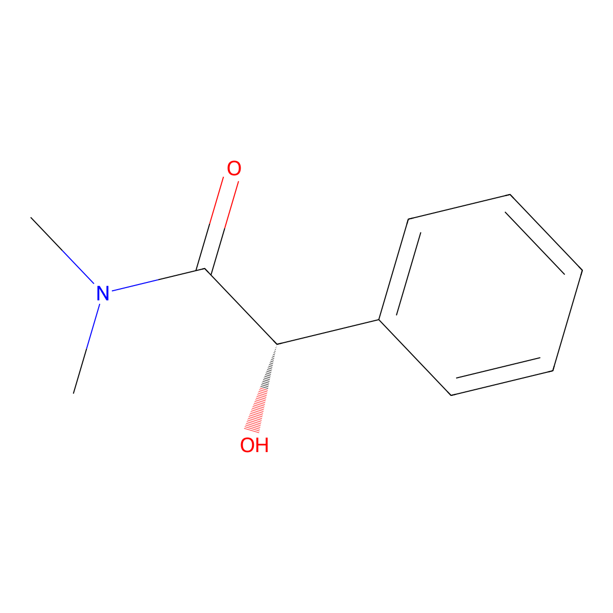 (S)-2-Hydroxy-N,N-dimethyl-2-phenylacetamide molecular structure, CAS 79043-43-9