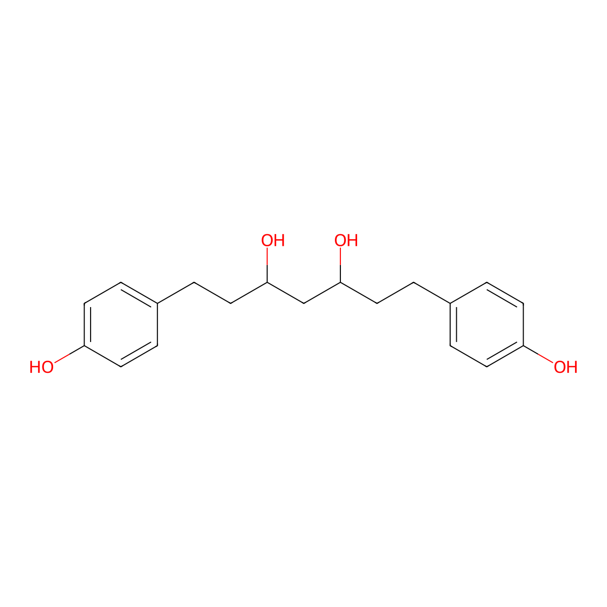 meso-Hannokinol molecular structure, CAS 79055-11-1