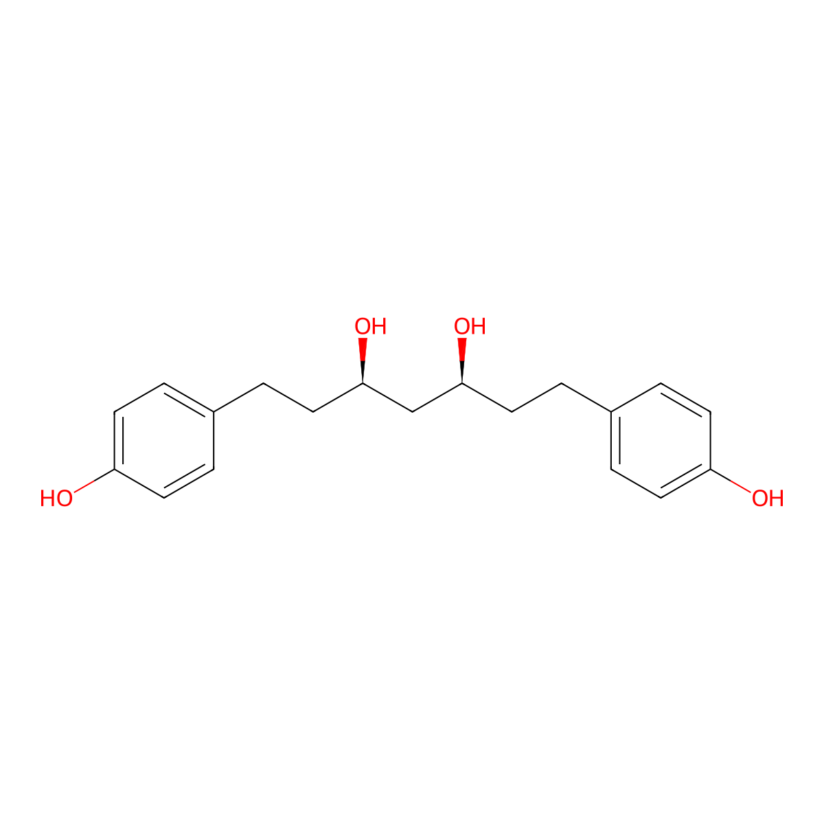 meso-Hannokinol molecular structure, CAS 79055-11-1