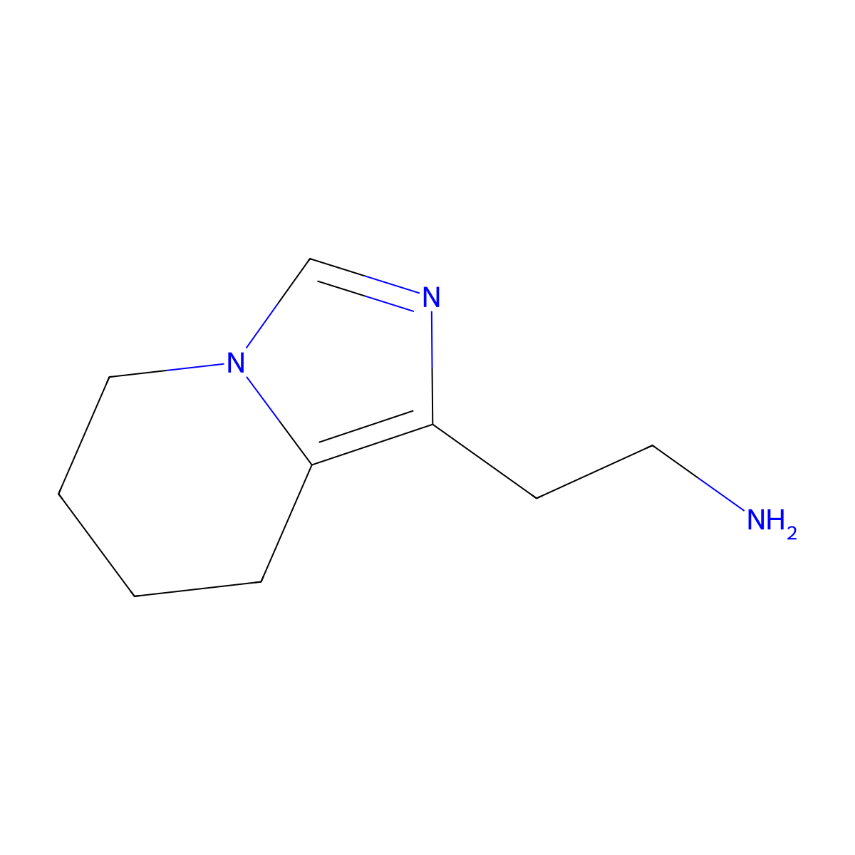 2-(5,6,7,8-Tetrahydroimidazo[1,5-a]pyridin-1-yl)ethanamine molecular structure, CAS 790599-70-1