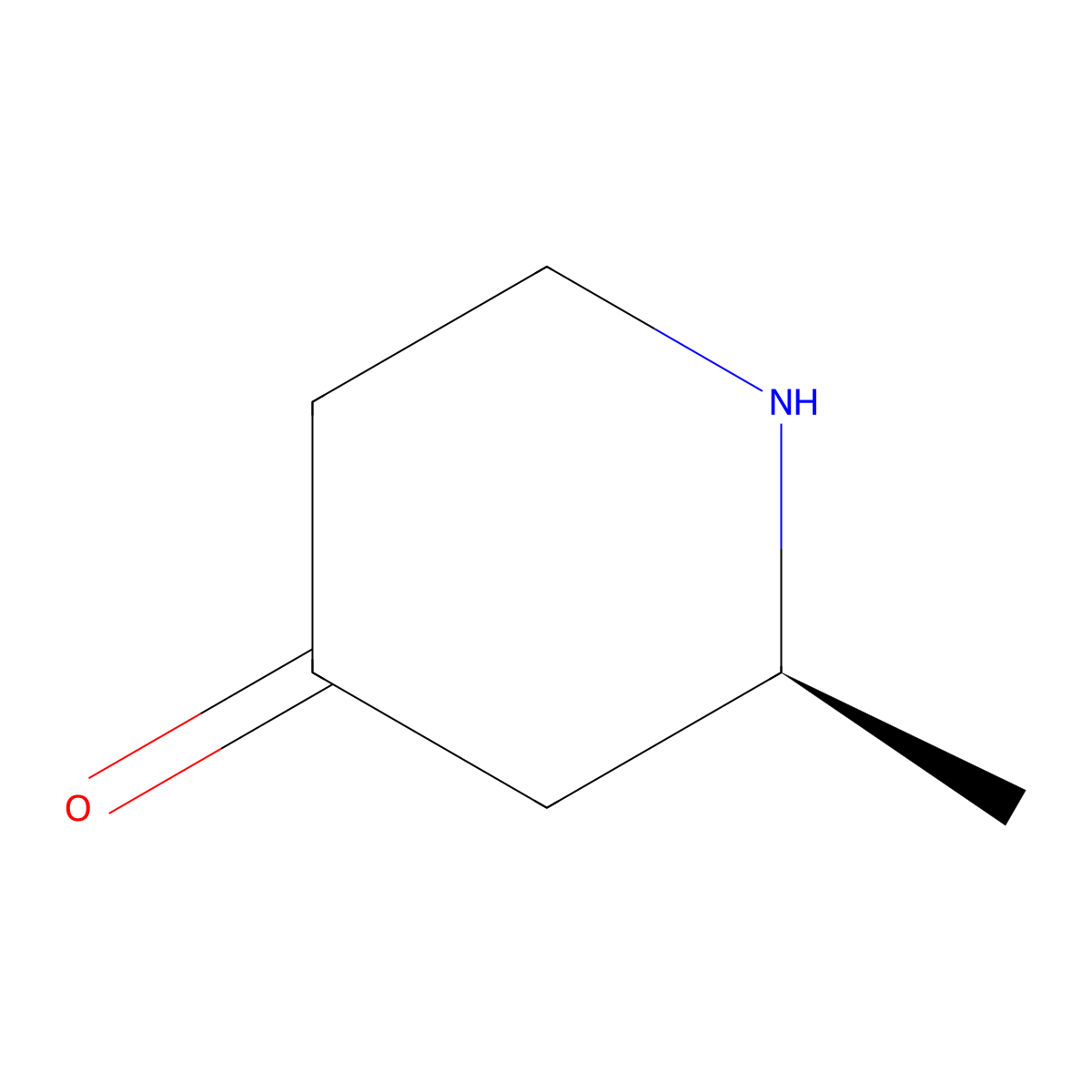 (2S)-2-methylpiperidin-4-one molecular structure, CAS 790667-47-9