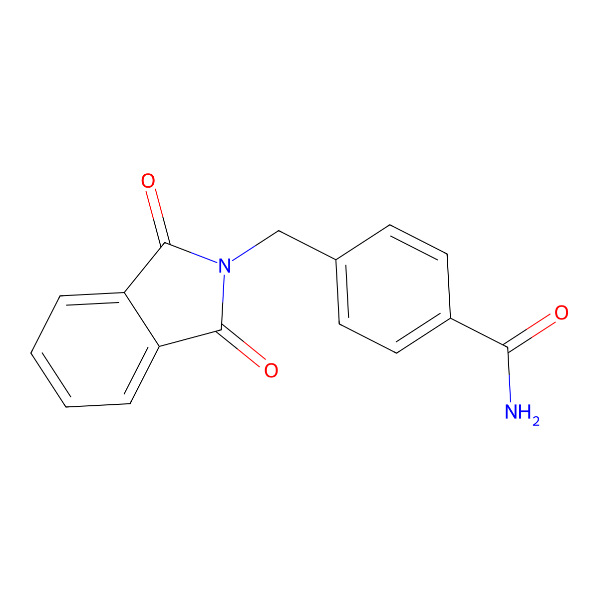 4-[(1,3-Dioxoisoindol-2-yl)methyl]benzamide molecular structure, CAS 790681-49-1