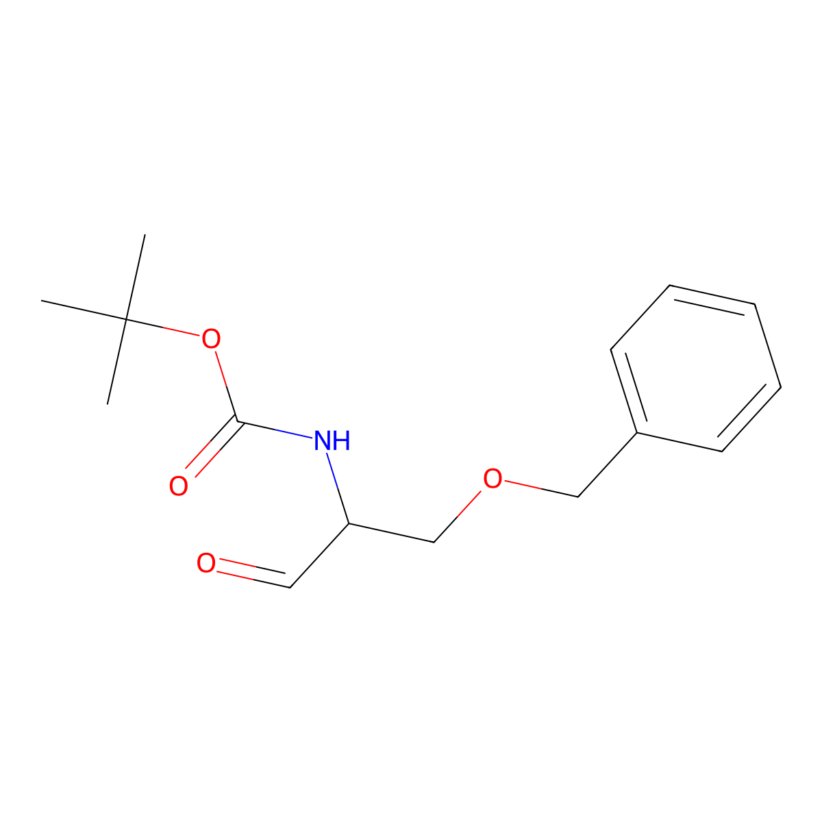 (S)-tert-butyl 3-(benzyloxy)-1-oxopropan-2-ylcarbamate molecular structure, CAS 79069-54-8