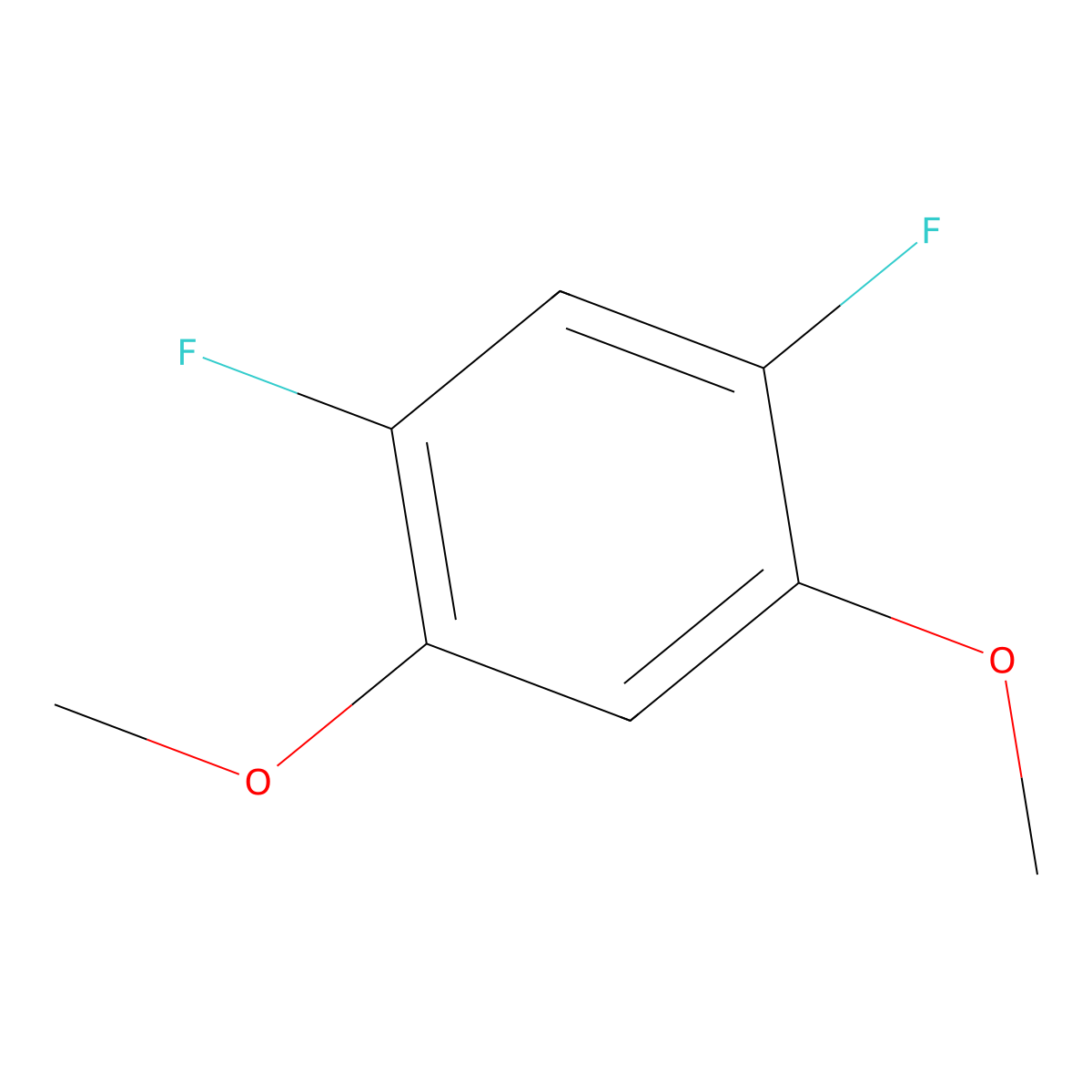 1,5-Difluoro-2,4-dimethoxybenzene molecular structure, CAS 79069-70-8