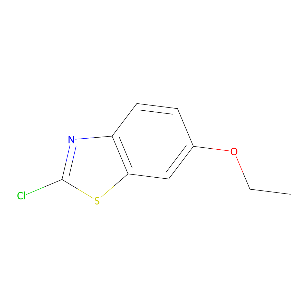 2-Chloro-6-ethoxybenzo[d]thiazole molecular structure, CAS 79071-17-3