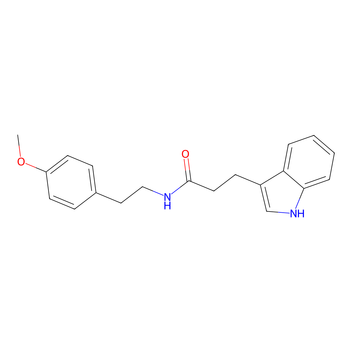 3-(1H-indol-3-yl)-N-[2-(4-methoxyphenyl)ethyl]propanamide molecular structure, CAS 790718-79-5