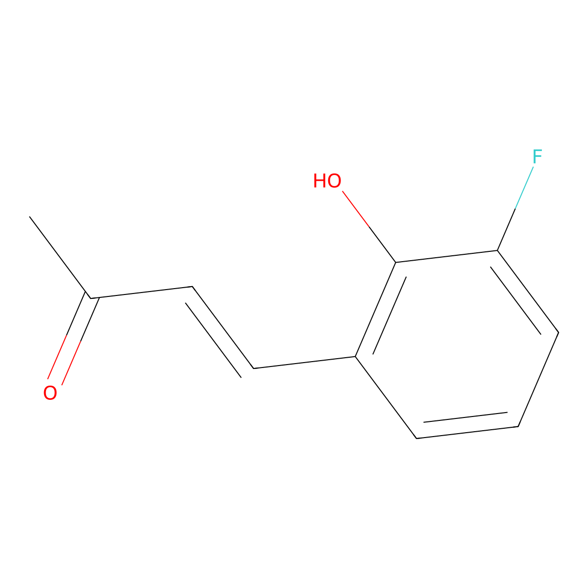 4-(3-Fluoro-2-hydroxyphenyl)but-3-en-2-one molecular structure, CAS 790720-63-7