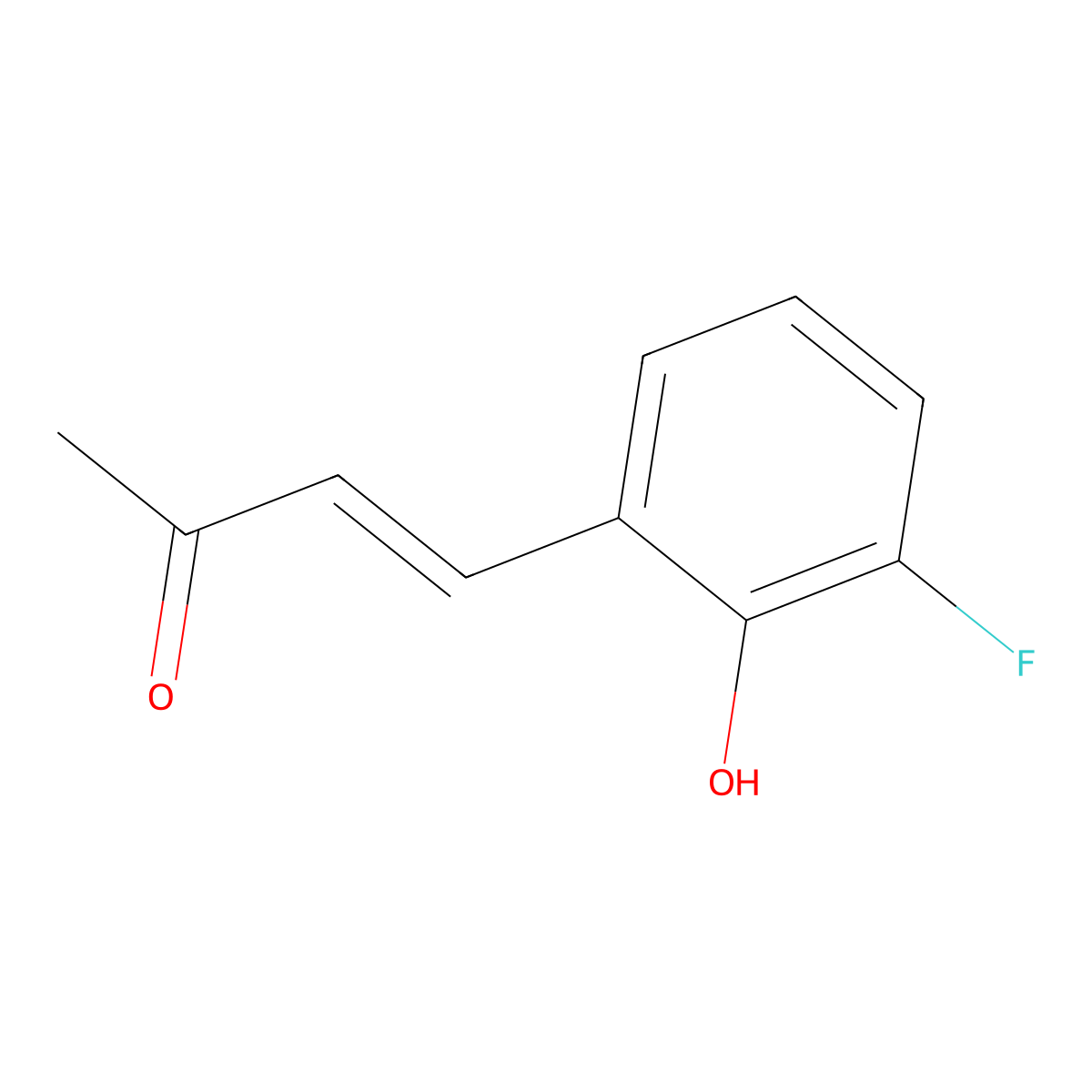 4-(3-Fluoro-2-hydroxyphenyl)but-3-en-2-one molecular structure, CAS 790720-63-7