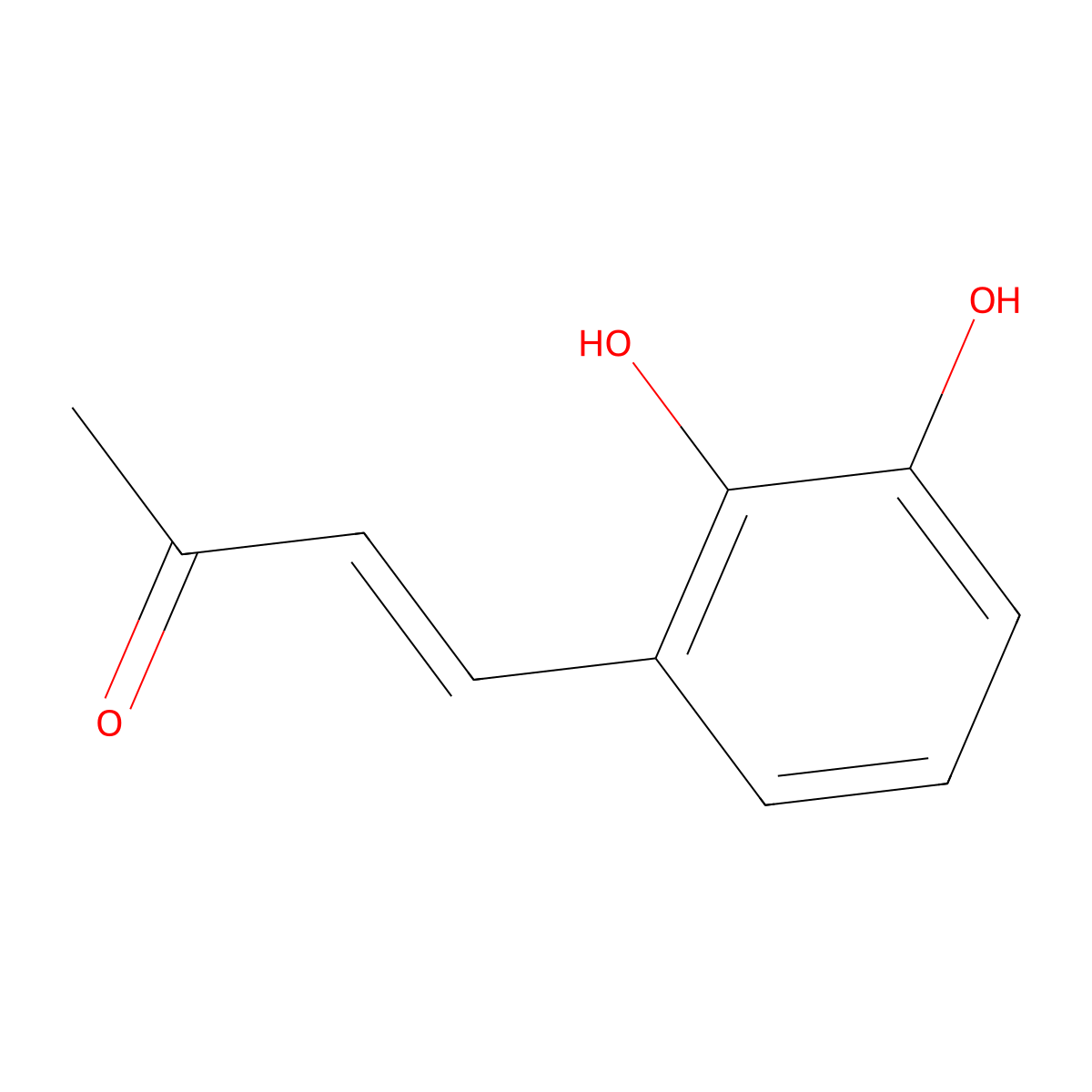 4-(2,3-Dihydroxyphenyl)but-3-en-2-one molecular structure, CAS 790720-64-8
