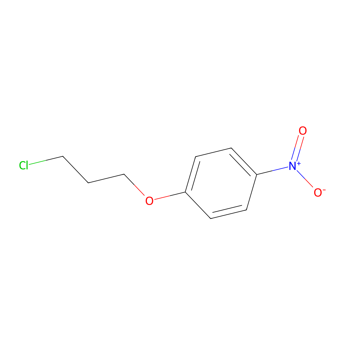 1-(3-Chloropropoxy)-4-nitrobenzene molecular structure, CAS 79096-54-1