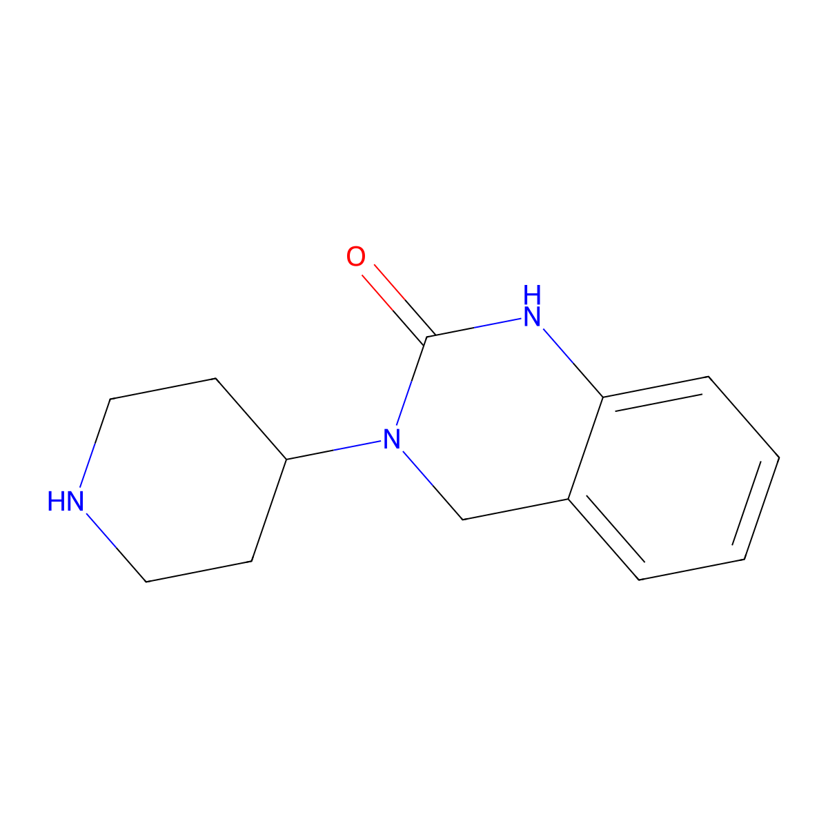 3-(Piperidin-4-yl)-3,4-dihydroquinazolin-2(1H)-one molecular structure, CAS 79098-75-2