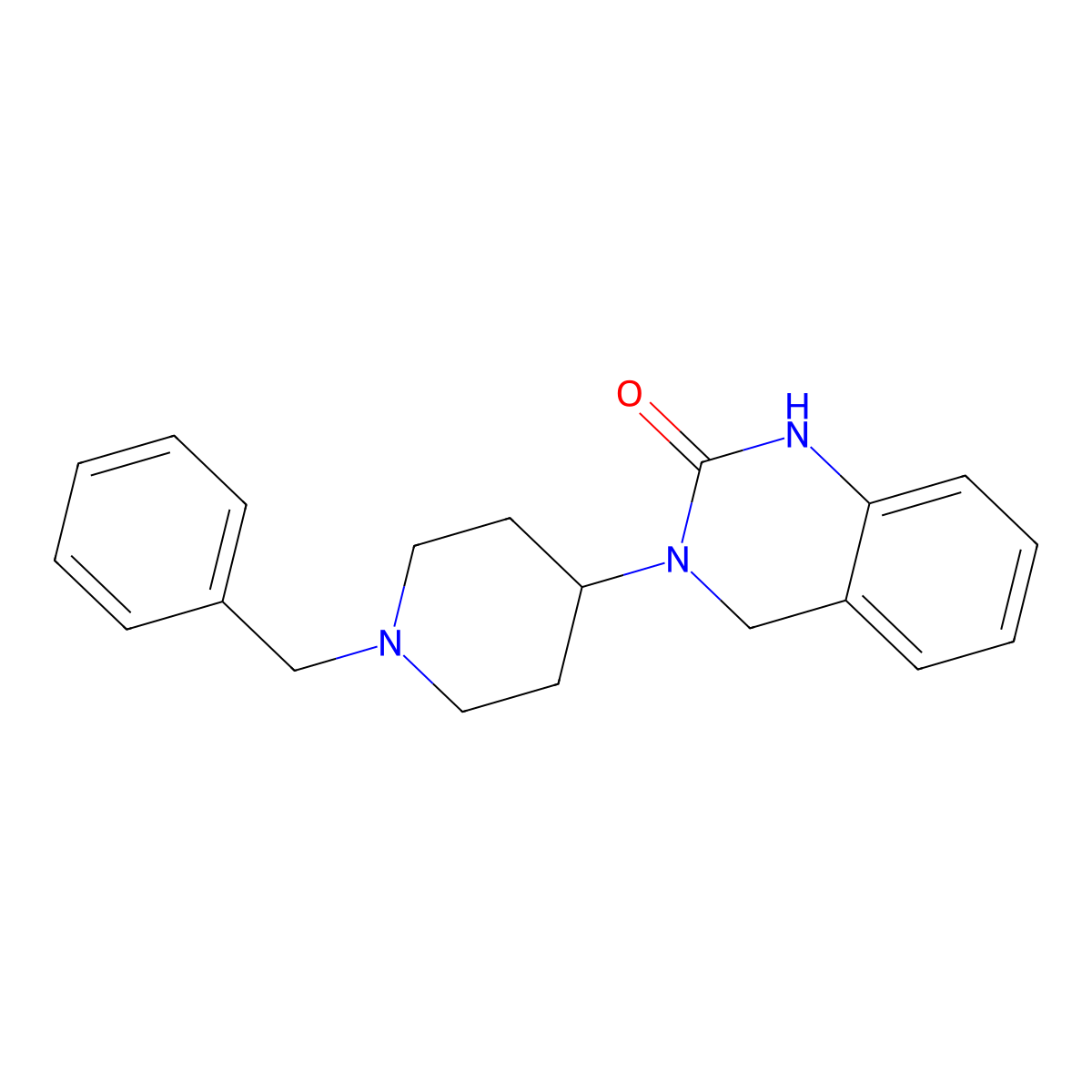 3-(1-Benzylpiperidin-4-yl)-1,2,3,4-tetrahydroquinazolin-2-one molecular structure, CAS 79098-88-7