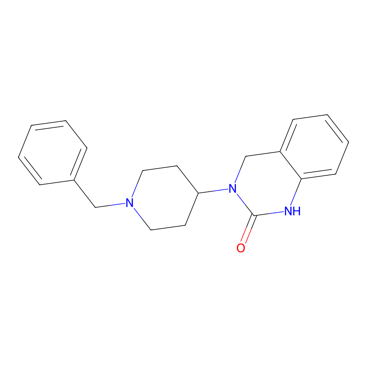 3-(1-Benzylpiperidin-4-yl)-1,2,3,4-tetrahydroquinazolin-2-one molecular structure, CAS 79098-88-7