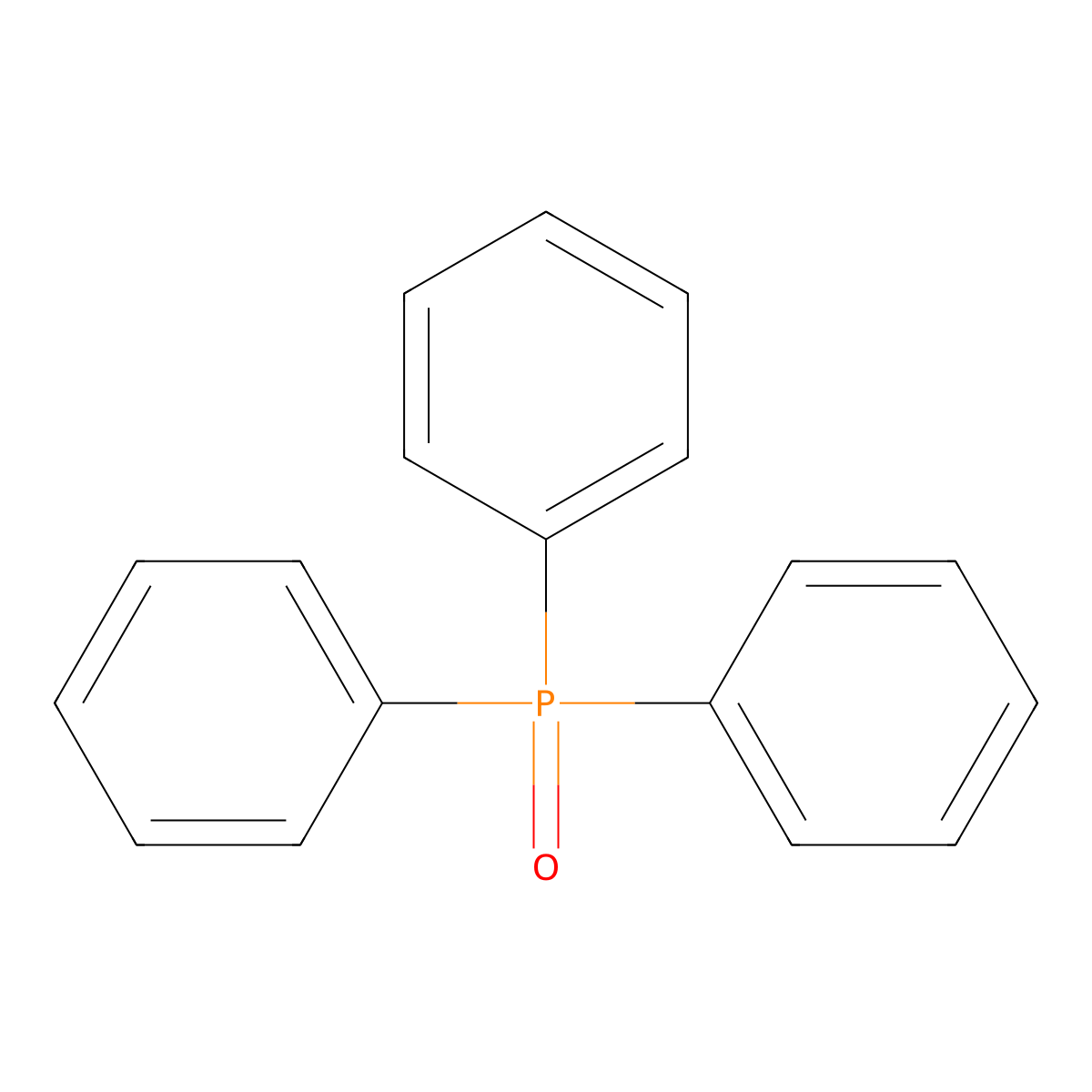 Triphenylphosphine Oxide molecular structure, CAS 791-28-6