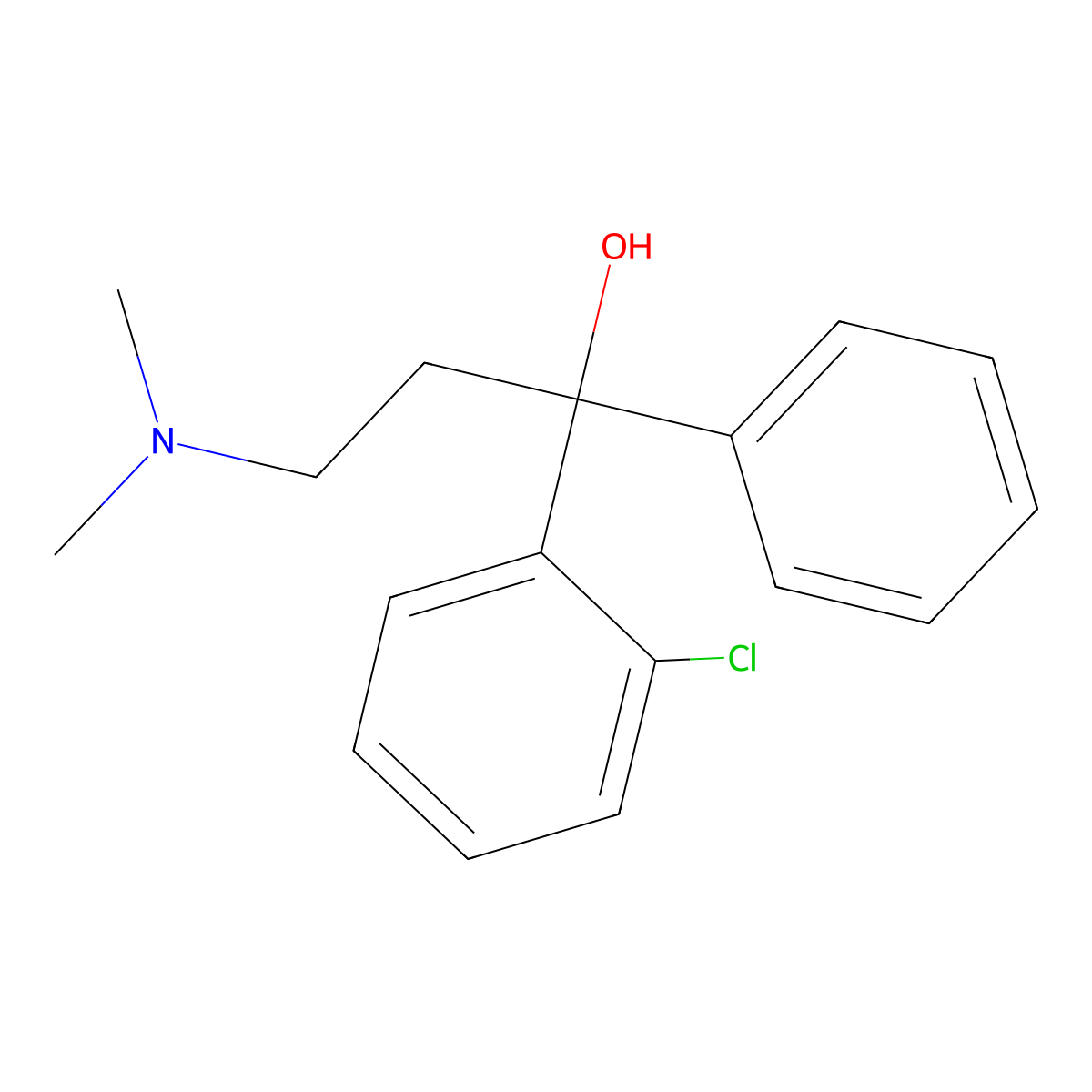 Chlophedianol molecular structure, CAS 791-35-5