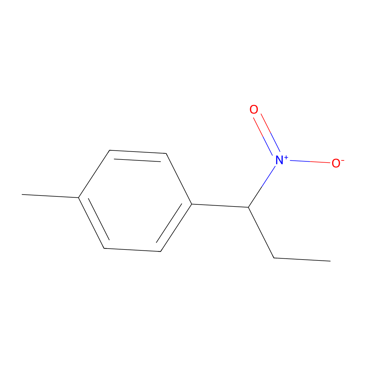 1-Methyl-4-(1-nitropropyl)benzene molecular structure, CAS 79101-81-8