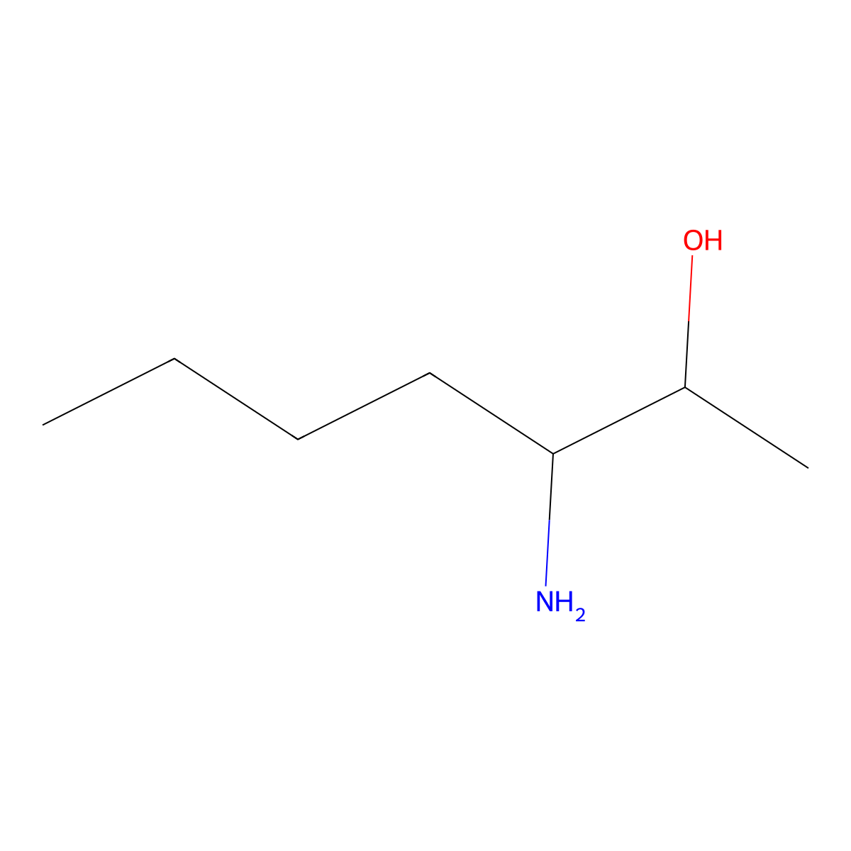 3-Aminoheptan-2-ol molecular structure, CAS 791030-74-5