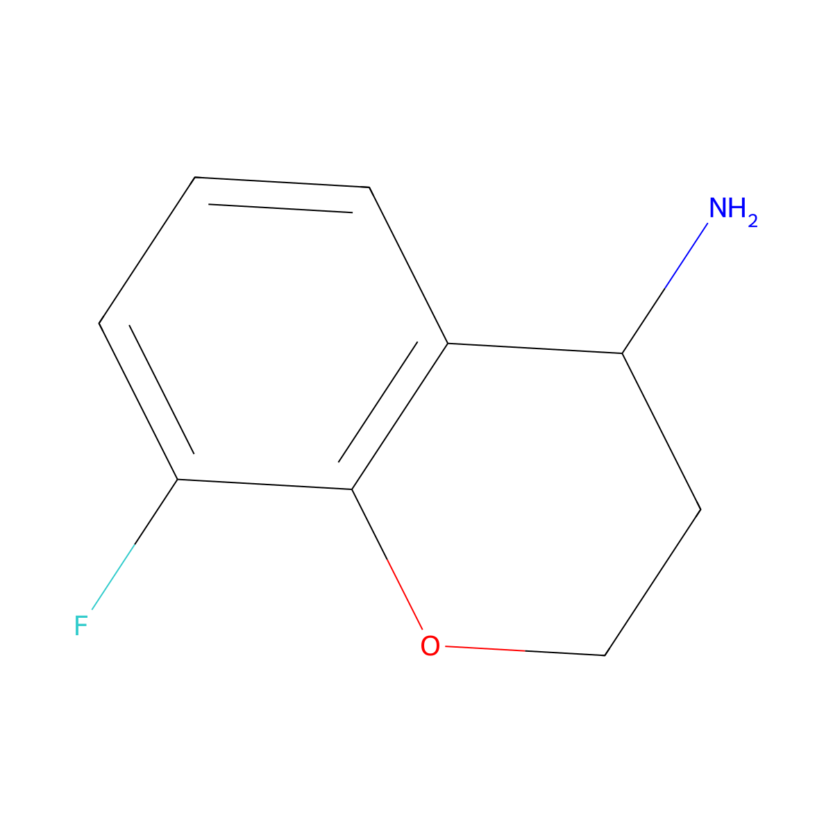 8-Fluorochroman-4-amine molecular structure, CAS 791043-28-2