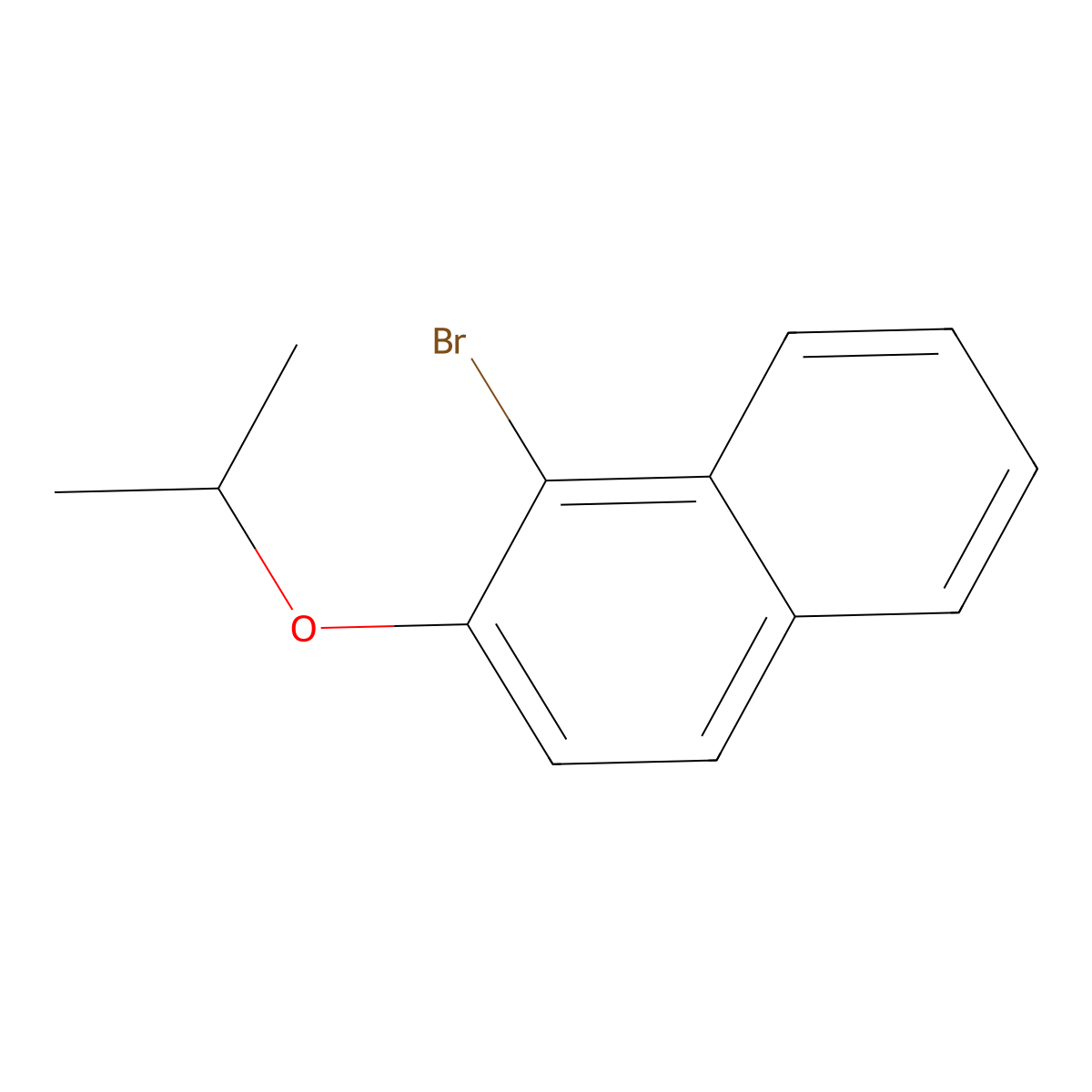 1-Bromo-2-(propan-2-yloxy)naphthalene molecular structure, CAS 791088-70-5
