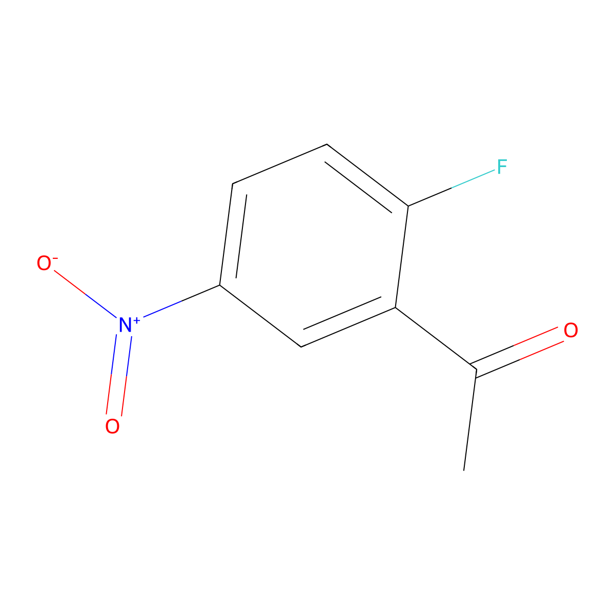 1-(2-Fluoro-5-nitrophenyl)ethan-1-one molecular structure, CAS 79110-05-7