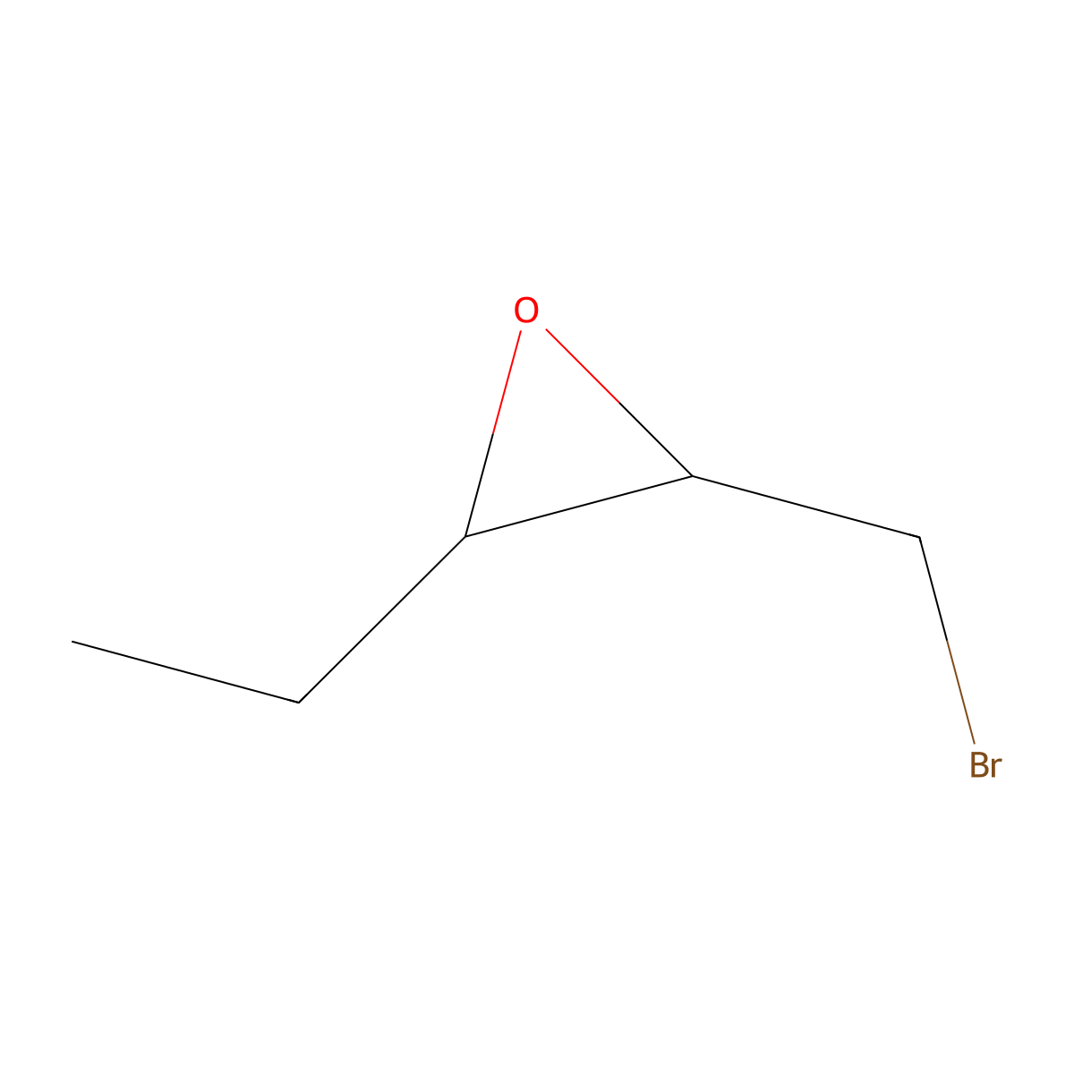 2-(Bromomethyl)-3-ethyloxirane molecular structure, CAS 791103-86-1
