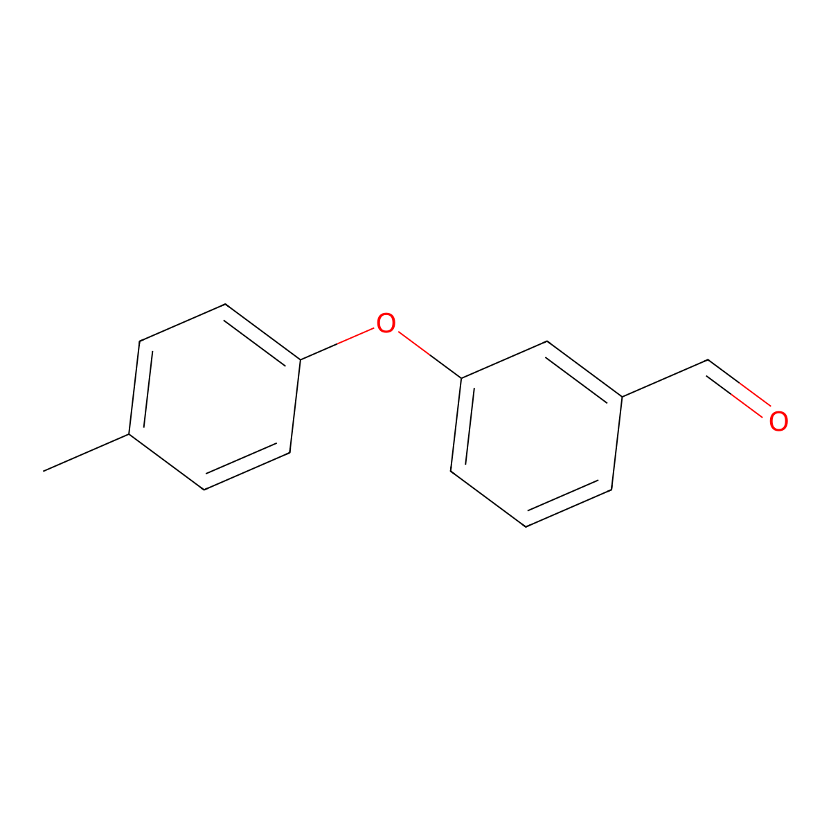 3-(4-Methylphenoxy)benzaldehyde molecular structure, CAS 79124-75-7