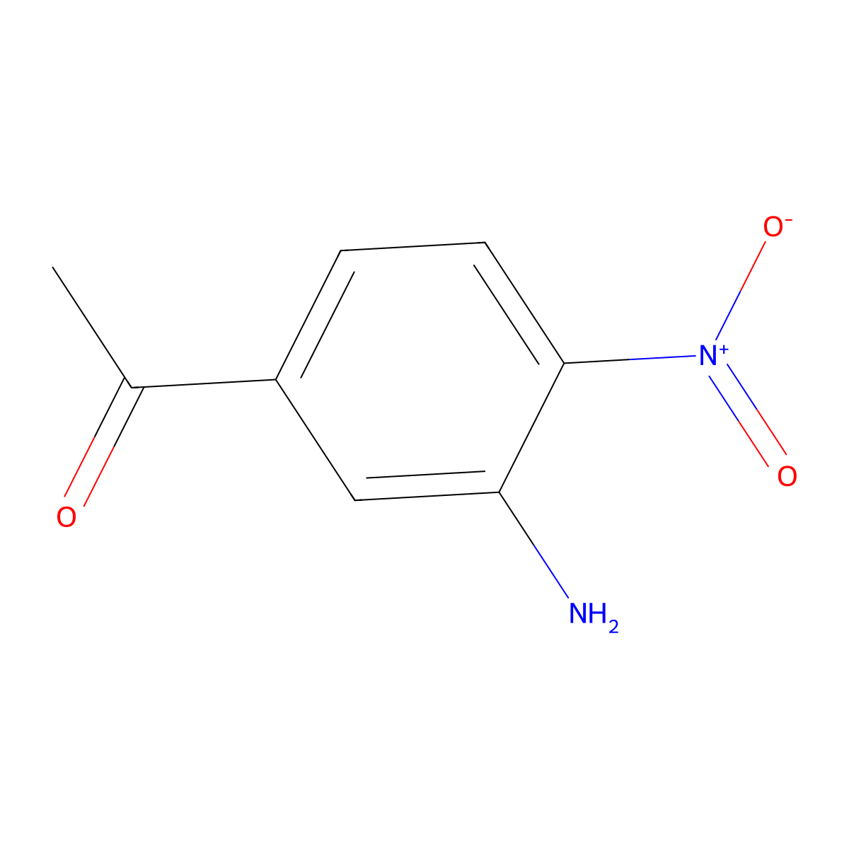 1-(3-Amino-4-nitrophenyl)ethanone molecular structure, CAS 79127-41-6
