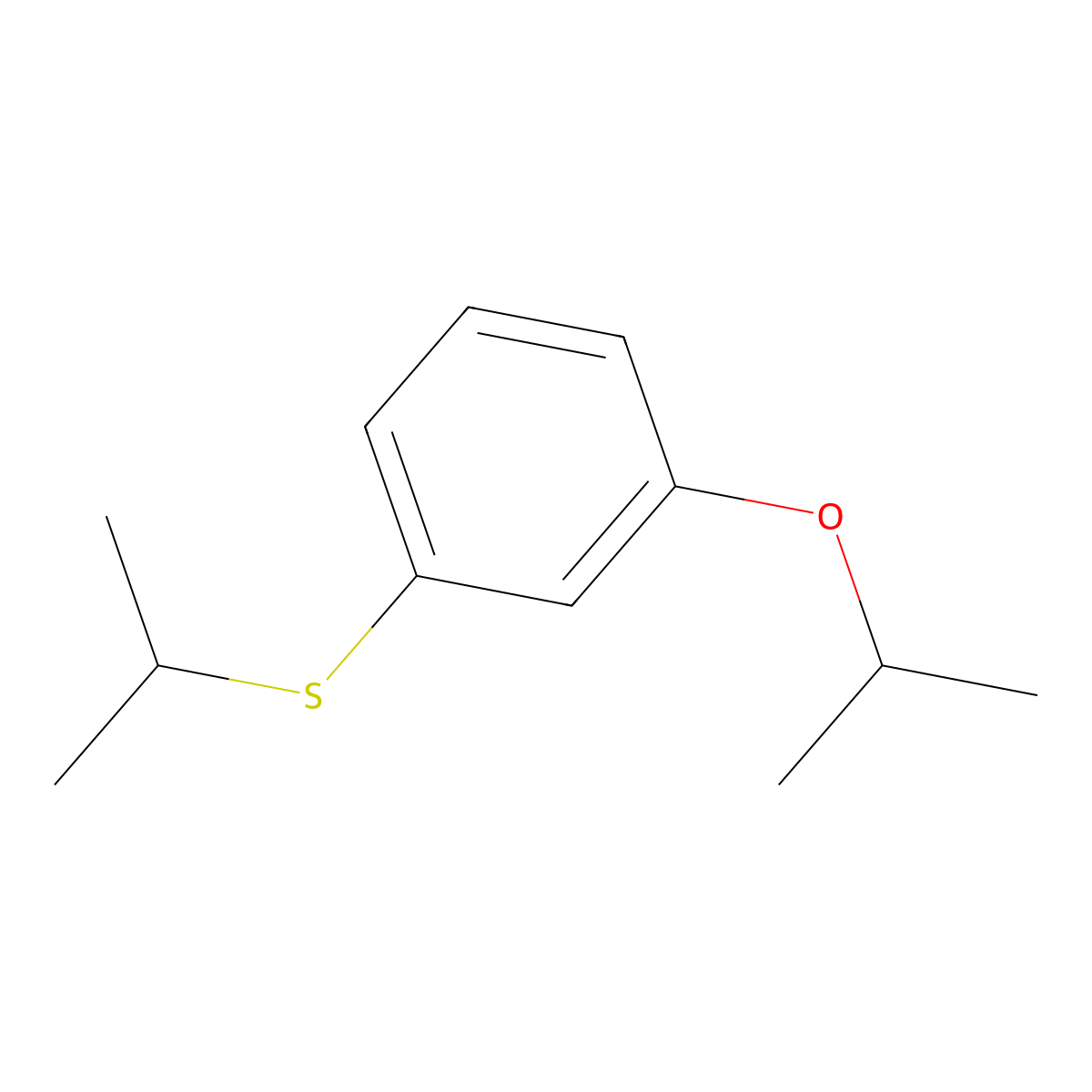 iso-Propyl(3-iso-propoxyphenyl)sulfide molecular structure, CAS 79128-10-2