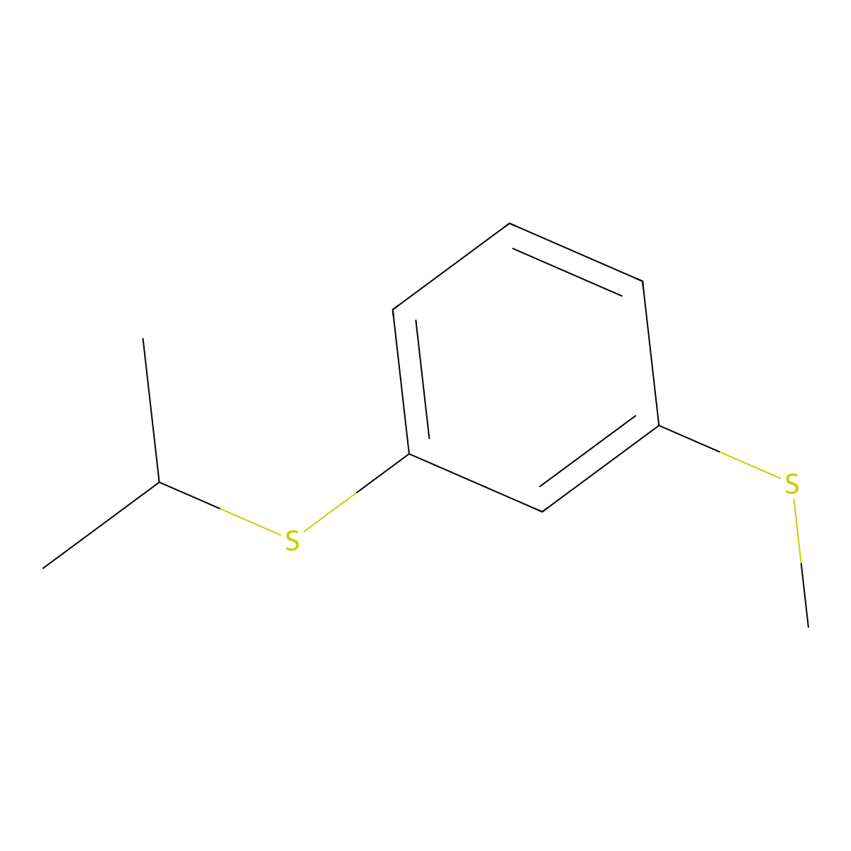 iso-Propyl(3-(methylthio)phenyl)sulfide molecular structure, CAS 79128-11-3