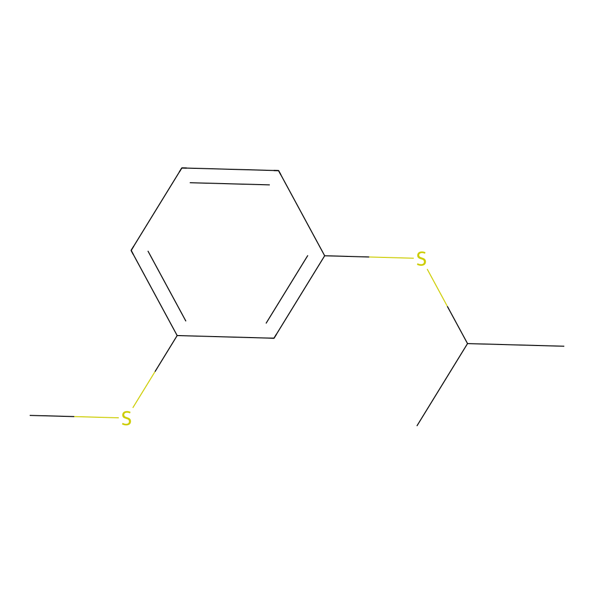 iso-Propyl(3-(methylthio)phenyl)sulfide molecular structure, CAS 79128-11-3