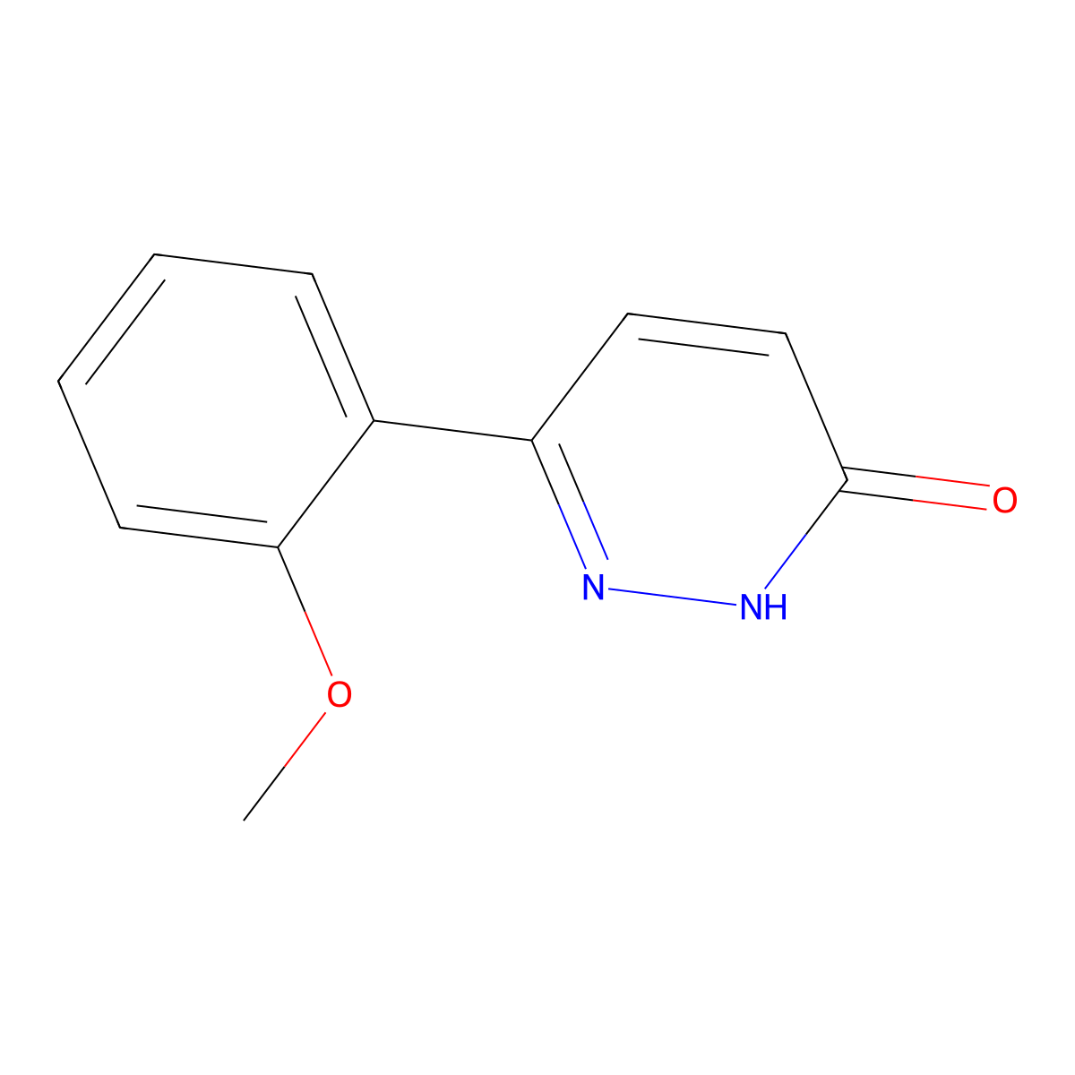 6-(2-Methoxyphenyl)pyridazin-3-ol molecular structure, CAS 79129-26-3
