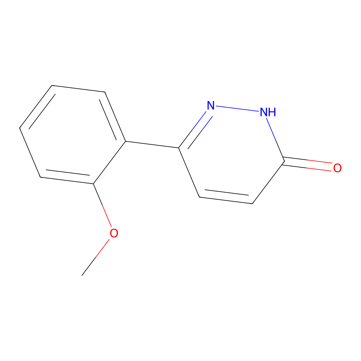 6-(2-Methoxyphenyl)pyridazin-3-ol molecular structure, CAS 79129-26-3