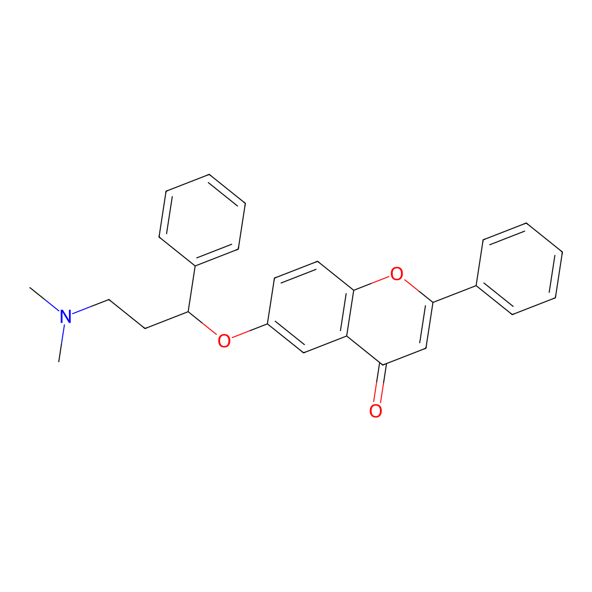 Ansoxetine molecular structure, CAS 79130-64-6