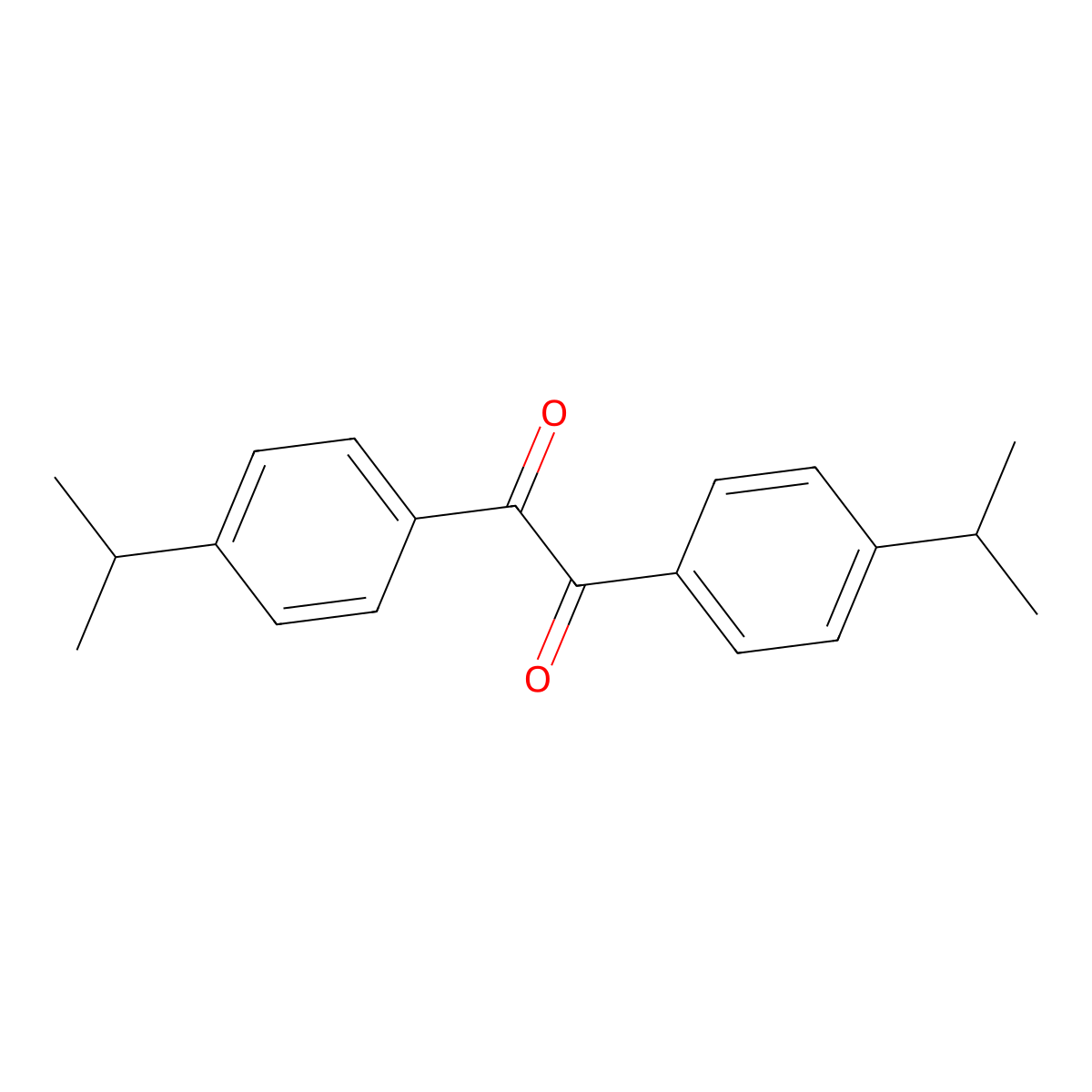 1,2-Bis(4-isopropylphenyl)ethane-1,2-dione molecular structure, CAS 79135-58-3