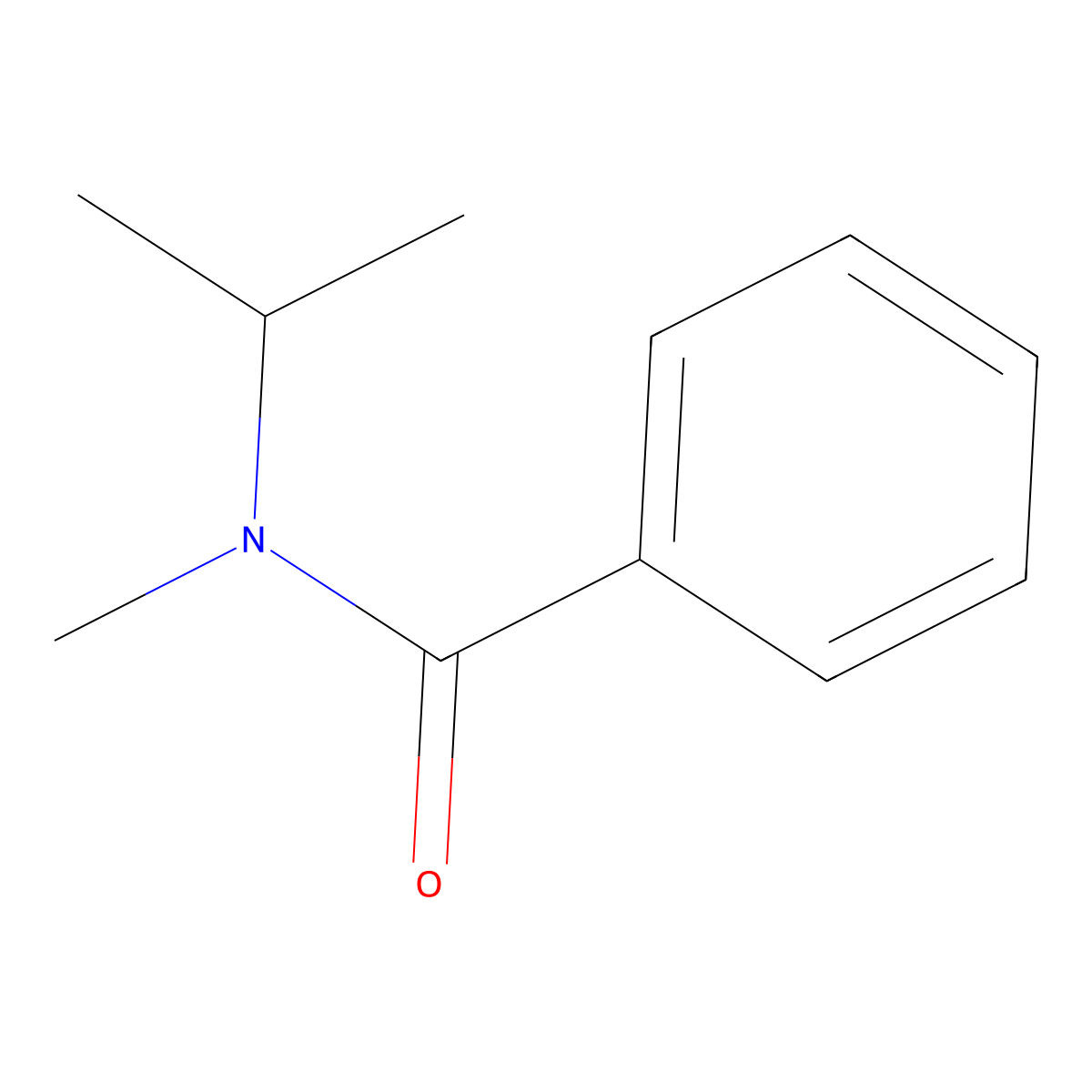 N-methyl-N-(propan-2-yl)benzamide molecular structure, CAS 79144-77-7