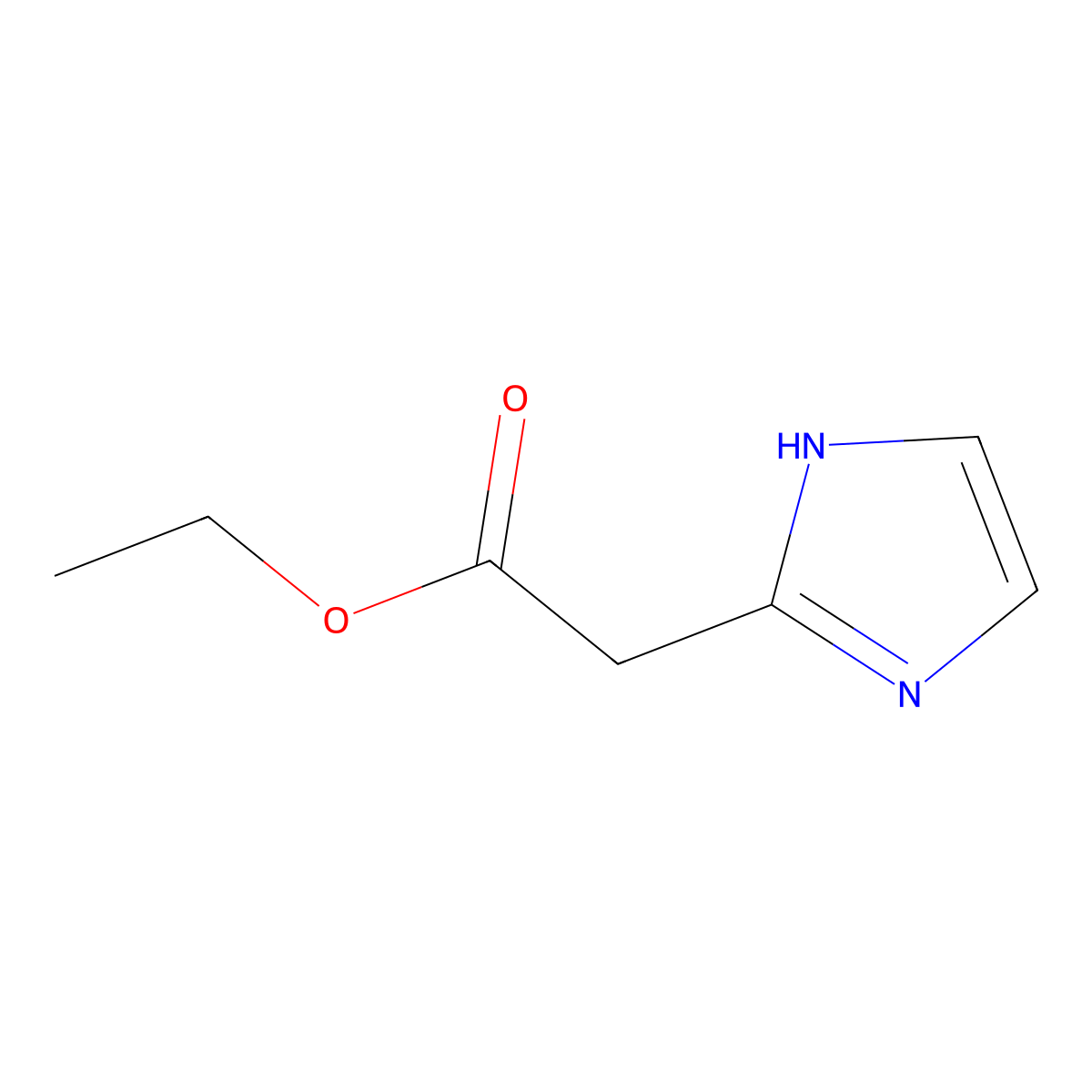 Ethyl (1H-imidazol-2-yl)acetate molecular structure, CAS 791569-71-6