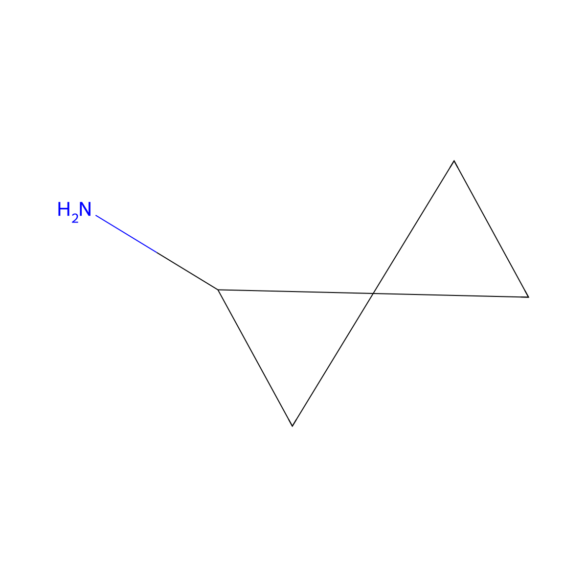 (2R)-spiro[2.2]pentan-2-amine molecular structure, CAS 791572-73-1