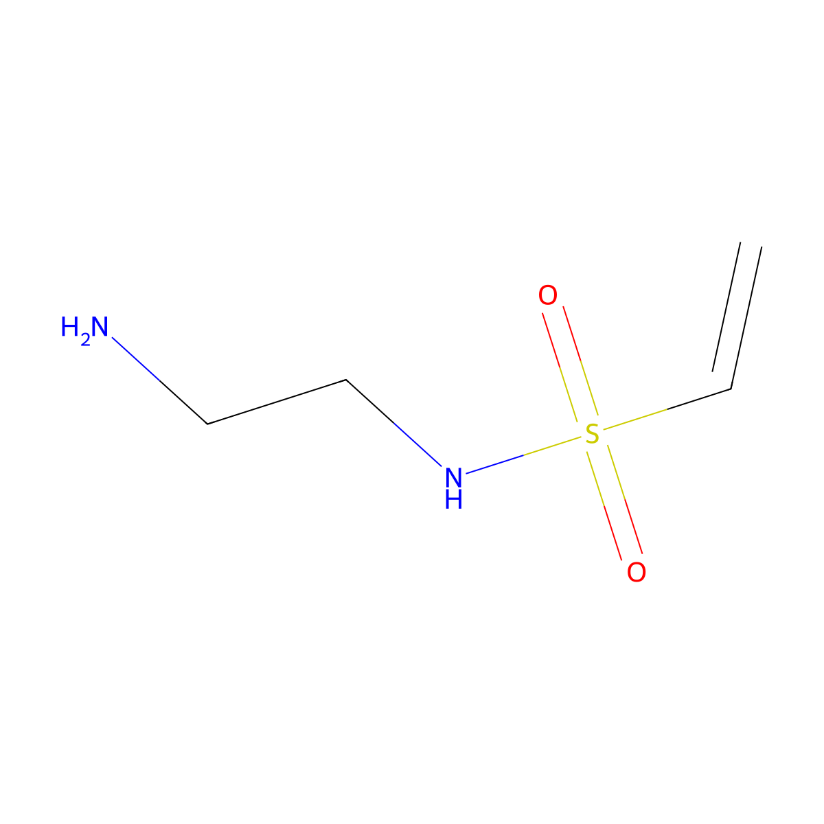 N-(2-aminoethyl)ethenesulfonamide molecular structure, CAS 791579-19-6