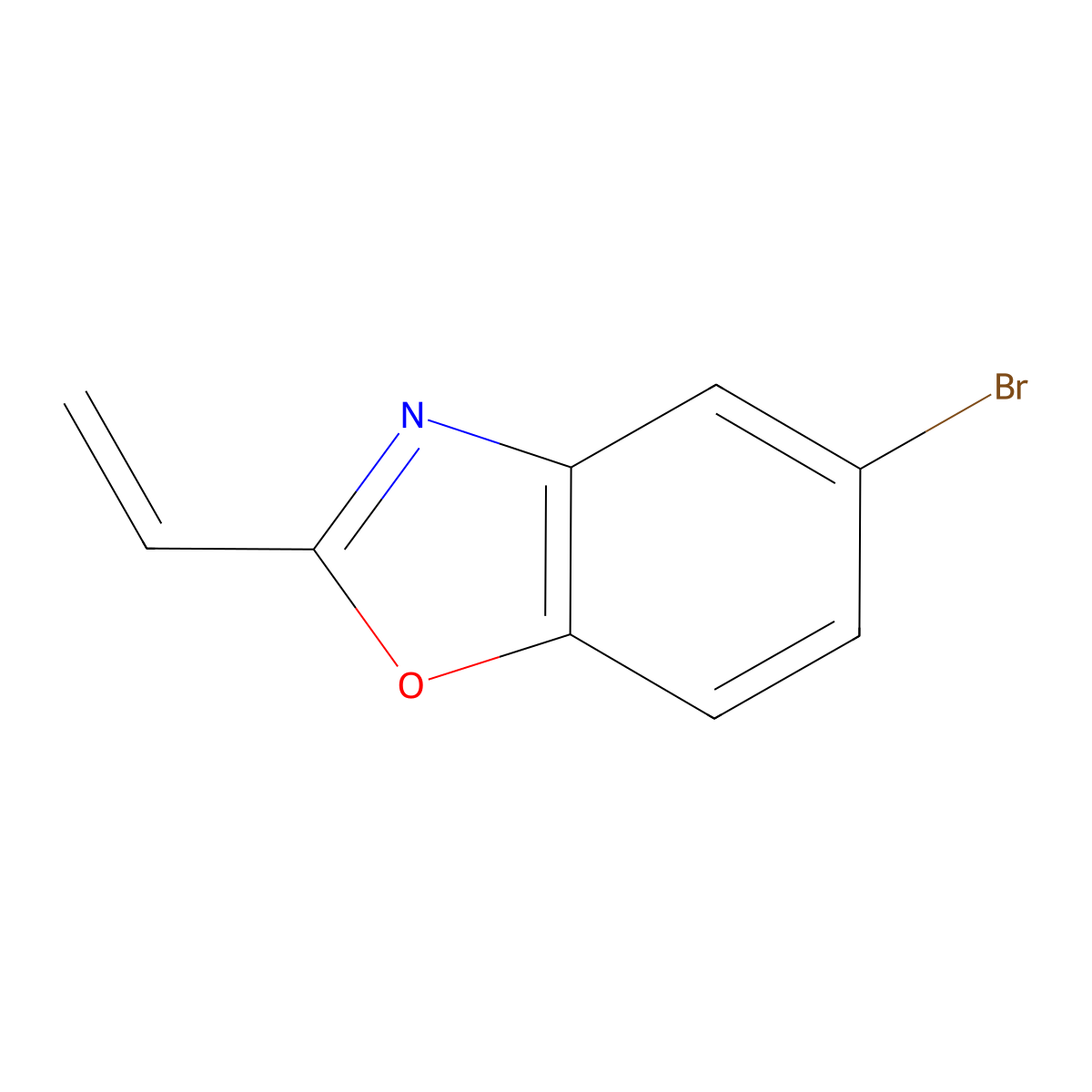 5-Bromo-2-ethenyl-1,3-benzoxazole molecular structure, CAS 791614-82-9