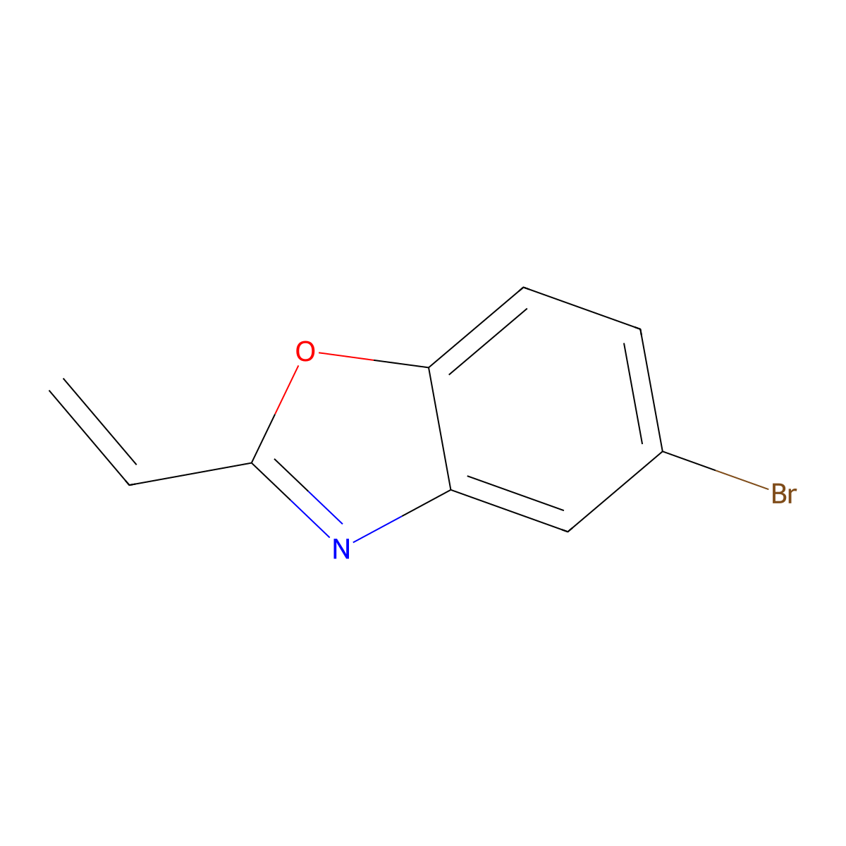 5-Bromo-2-ethenyl-1,3-benzoxazole molecular structure, CAS 791614-82-9