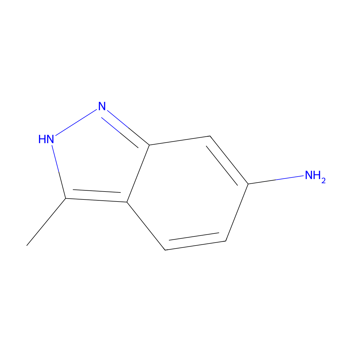 3-methyl-1H-indazol-6-amine molecular structure, CAS 79173-62-9