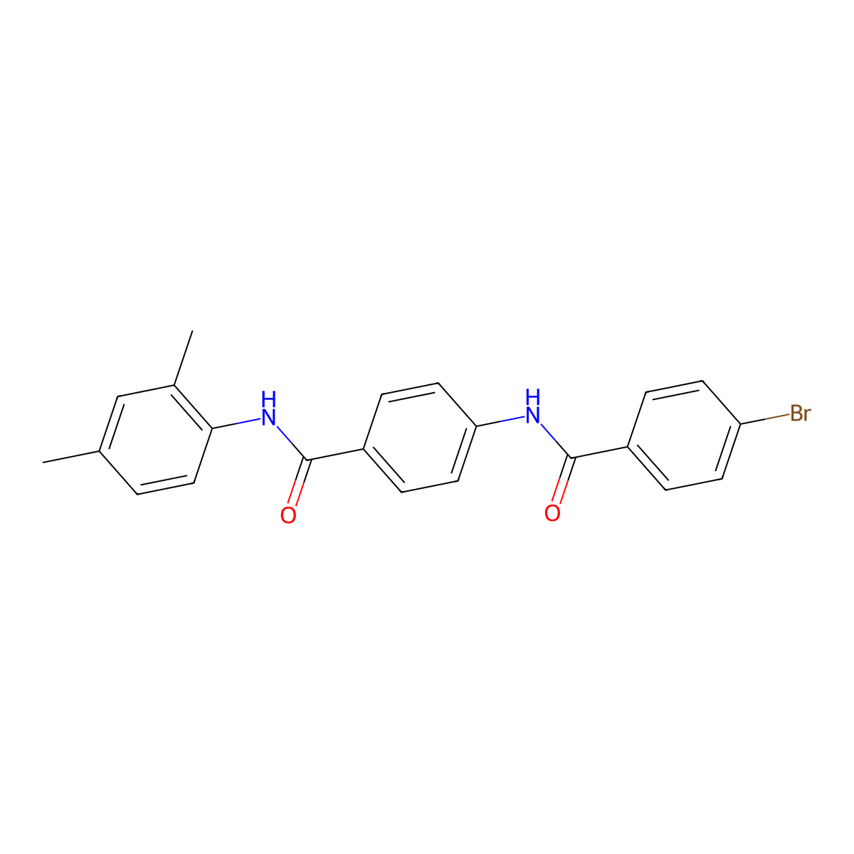 4-[(4-bromobenzoyl)amino]-N-(2,4-dimethylphenyl)benzamide molecular structure, CAS 791798-56-6