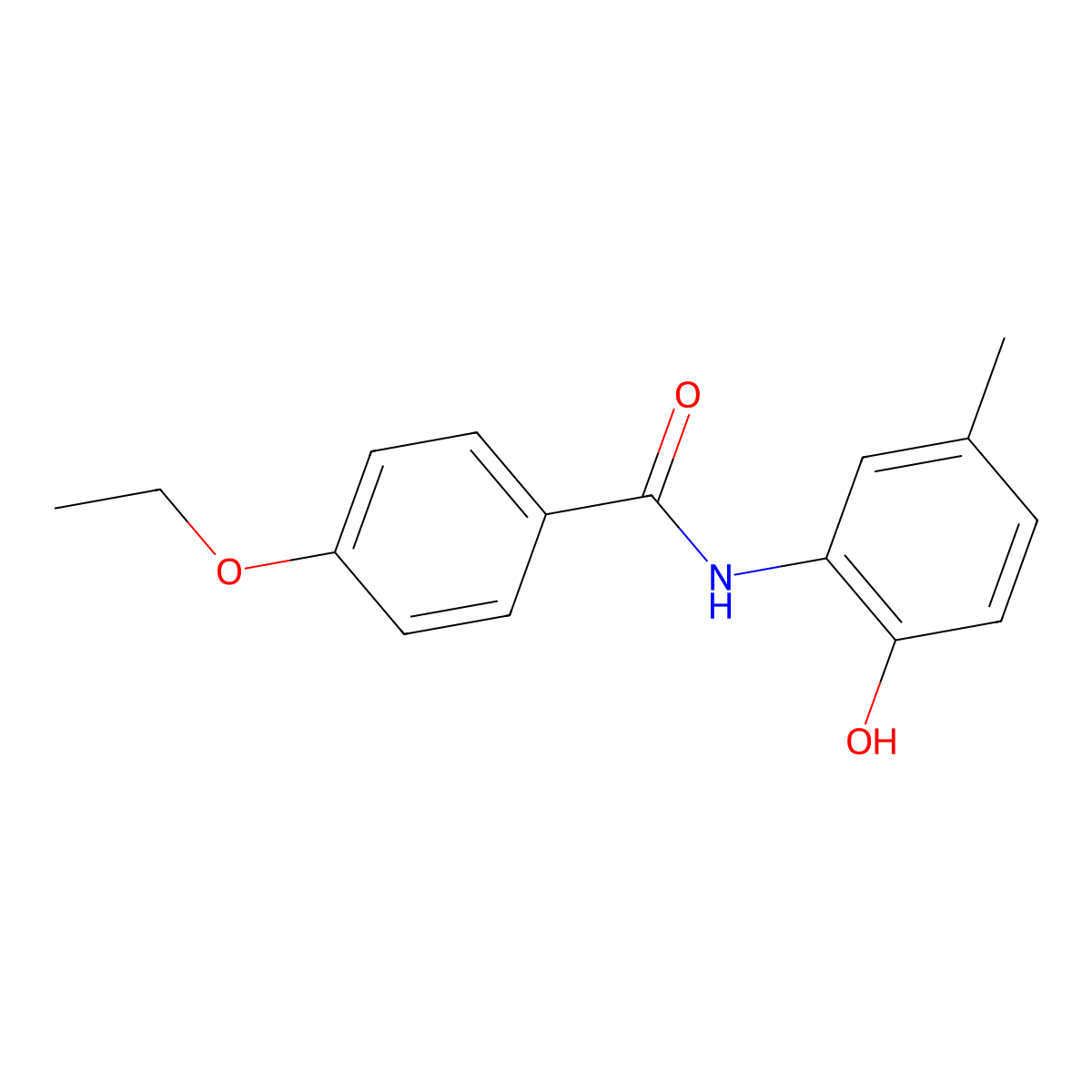4-ethoxy-N-(2-hydroxy-5-methylphenyl)benzamide molecular structure, CAS 791831-24-8