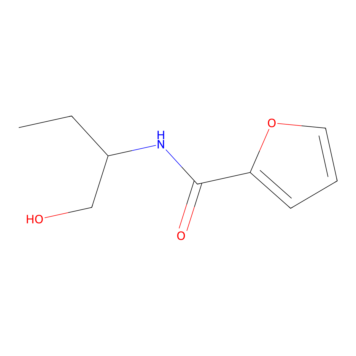 N-(1-Hydroxy-2-butyl)furan-2-carboxamide molecular structure, CAS 791832-35-4