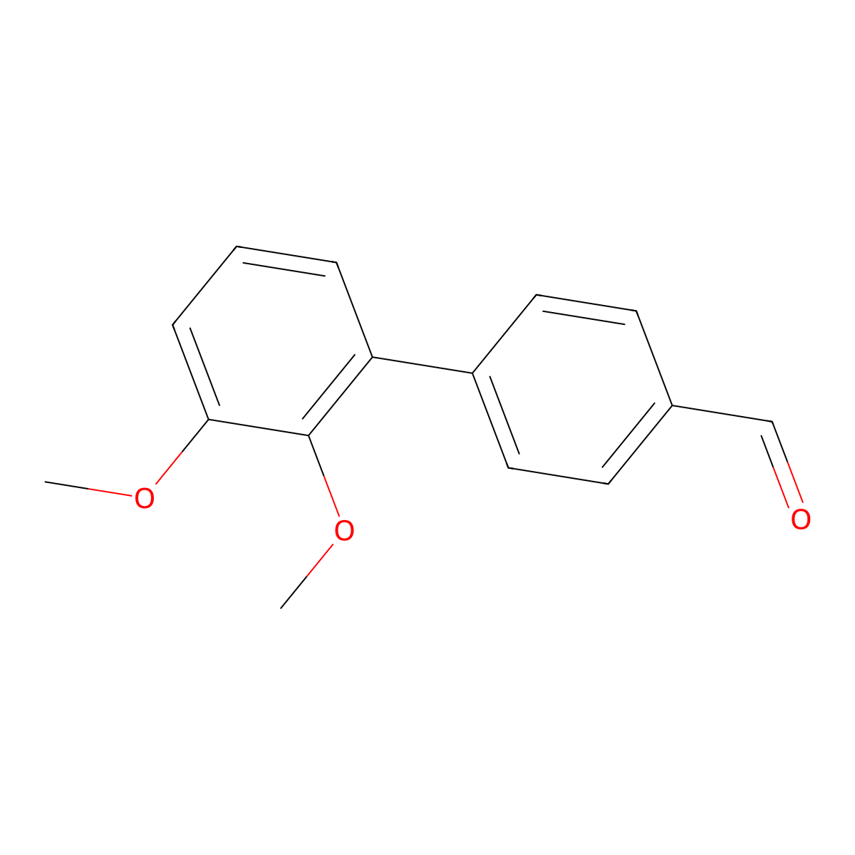 4-(2,3-Dimethoxyphenyl)benzaldehyde molecular structure, CAS 791839-63-9