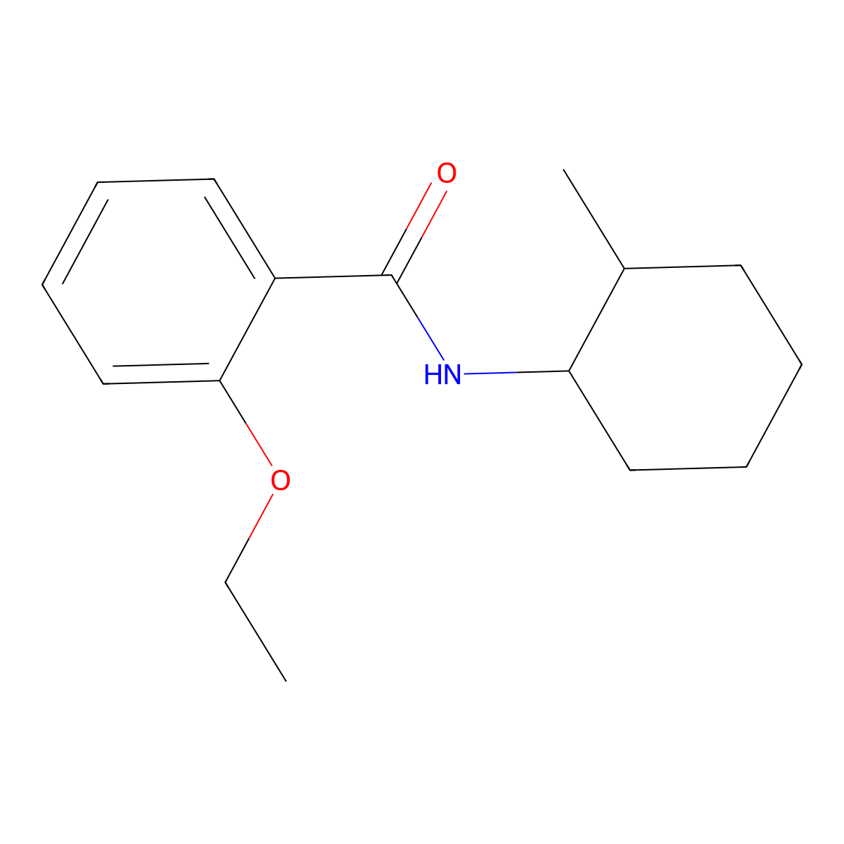 2-ethoxy-N-(2-methylcyclohexyl)benzamide molecular structure, CAS 791840-93-2